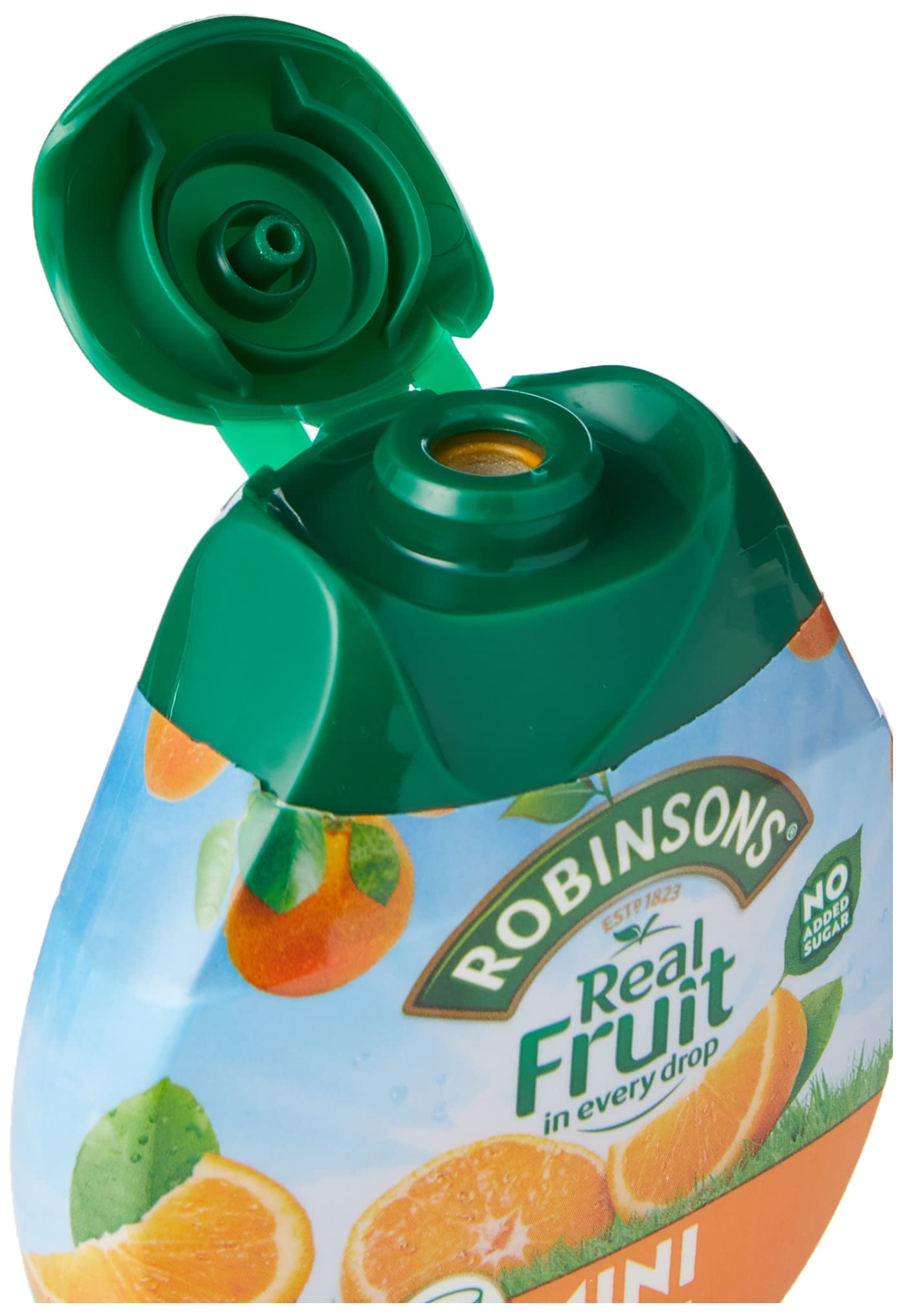 Robinsons Mini No Added Sugar Low Calorie Orange Flavour Concentrate - 6 Pack (66ml Each) 8