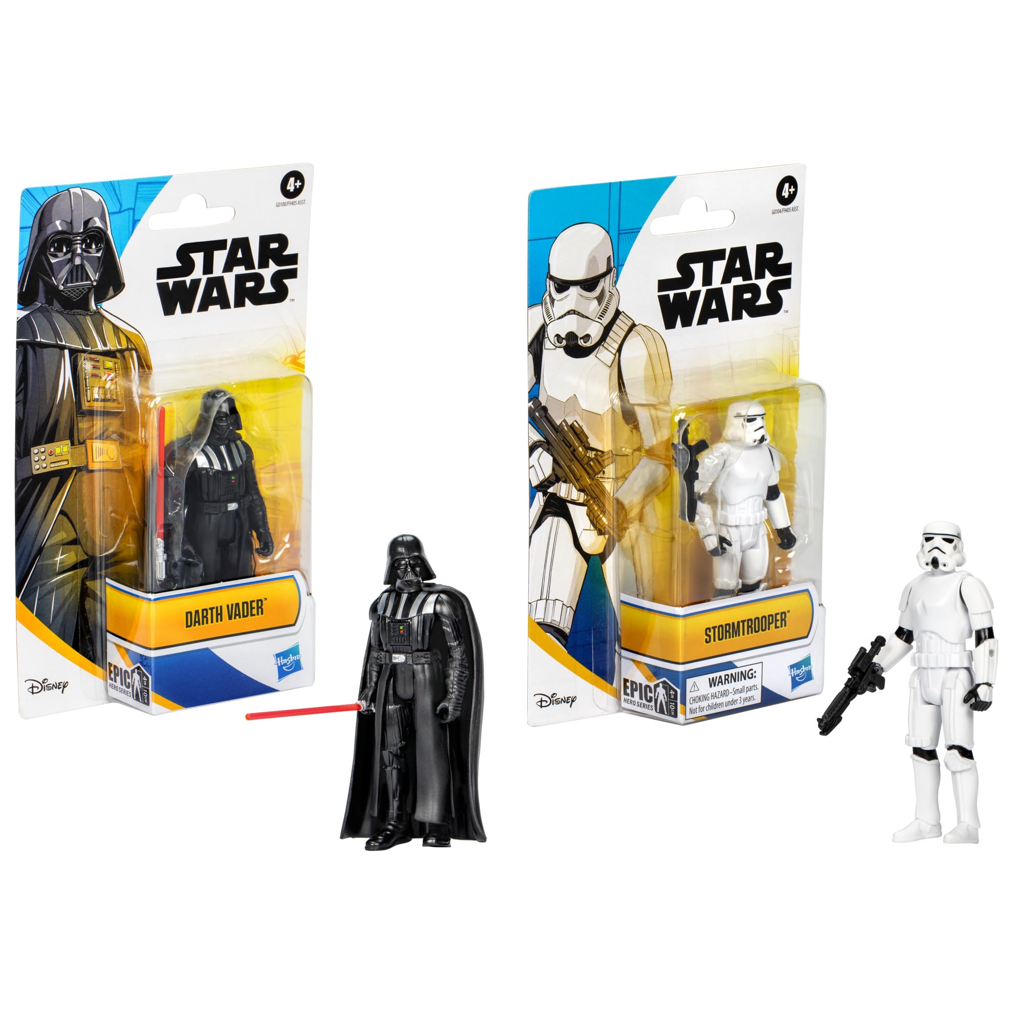 Star Wars Epic Hero Series Darth Vader & Stormtrooper 4-Inch Action Figures Multipack 4