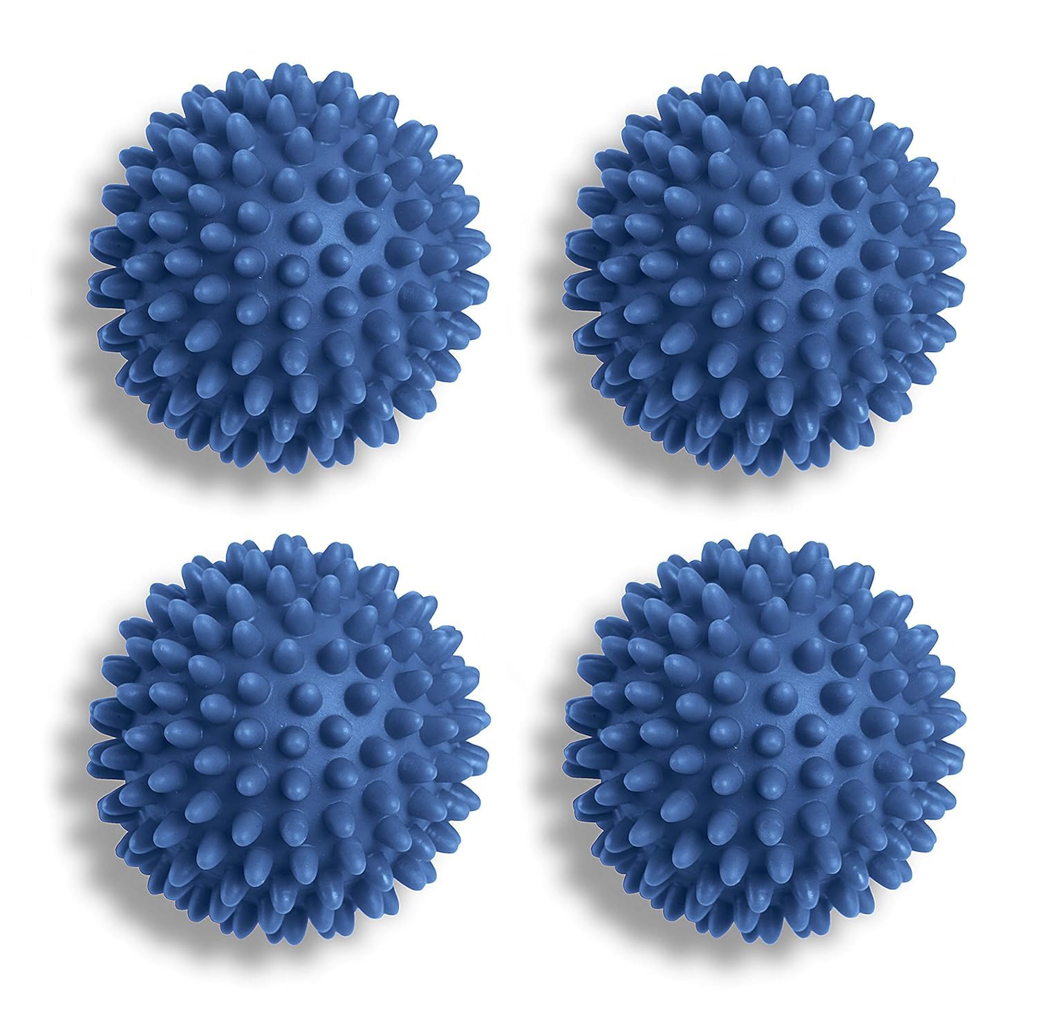 Whitmor - Dryer Balls Set of 4 Reusable Non-Toxic Laundry Dryer Balls for Faster Drying & Softening - Blue