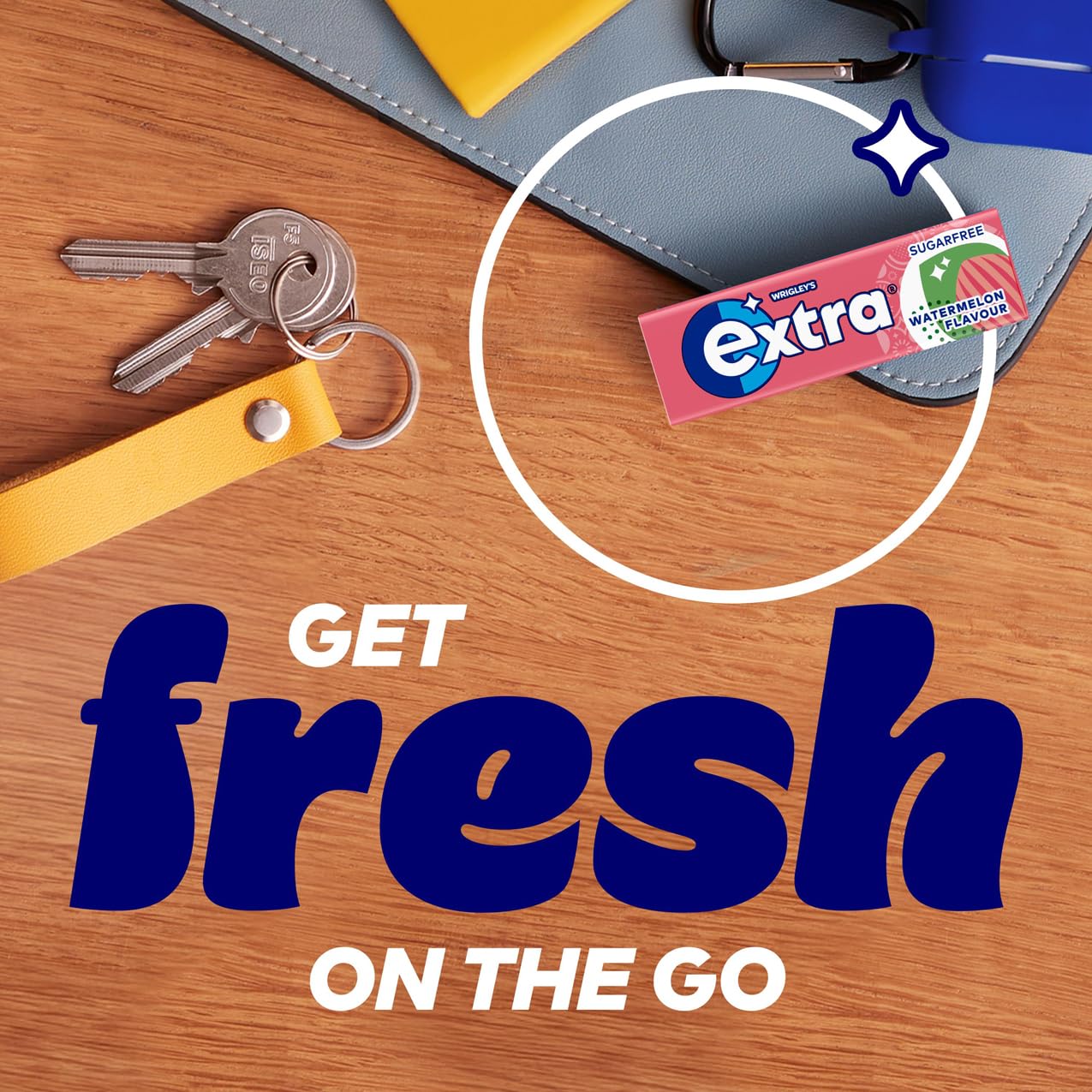 Extra - Watermelon Flavour Sugar Free Chewing Gum, 30 Packs of 10 Pieces 6