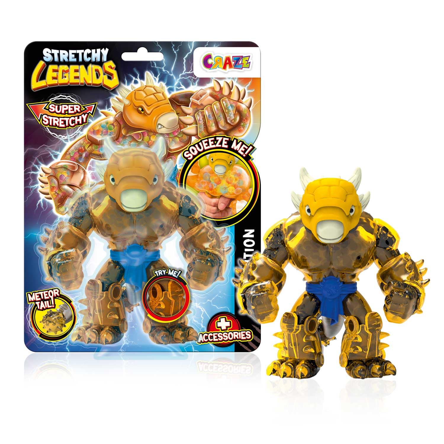 Stretchy Legends D'Molition Stretchy Superhero Figure for Kids 3+ 6