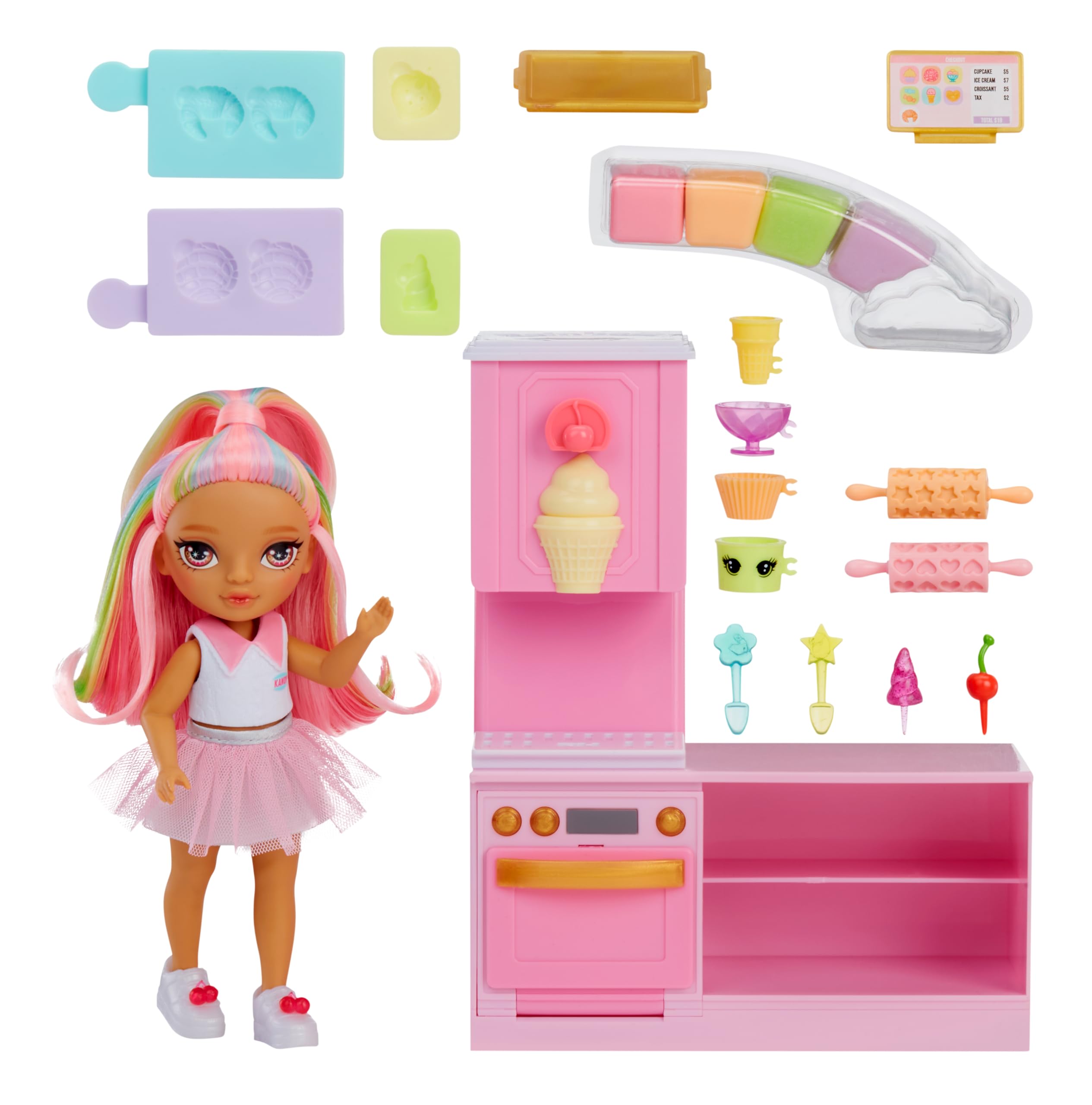 Rainbow High Littles Dessert Shop with Kandy Playset - Doll & Sweet Treats Kit 3