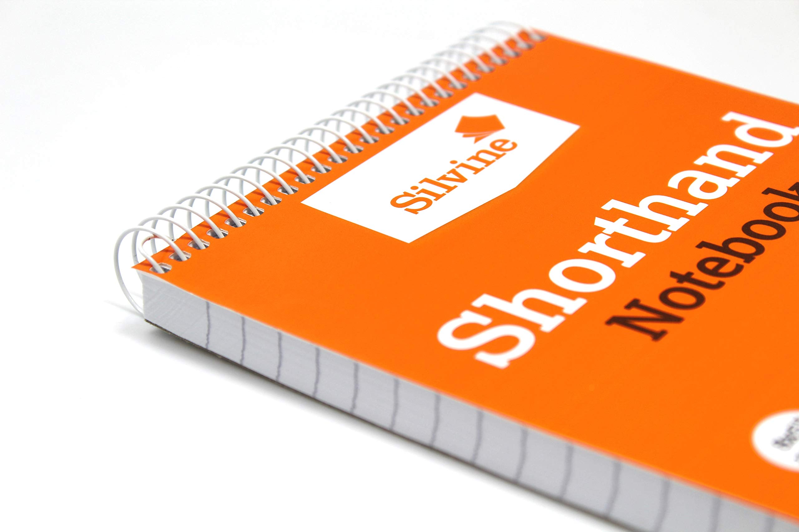 Silvine Reporter's Shorthand Notebook | 8x5 Inch | 300 Pages | 75gsm Feint Ruled | Pack of 6