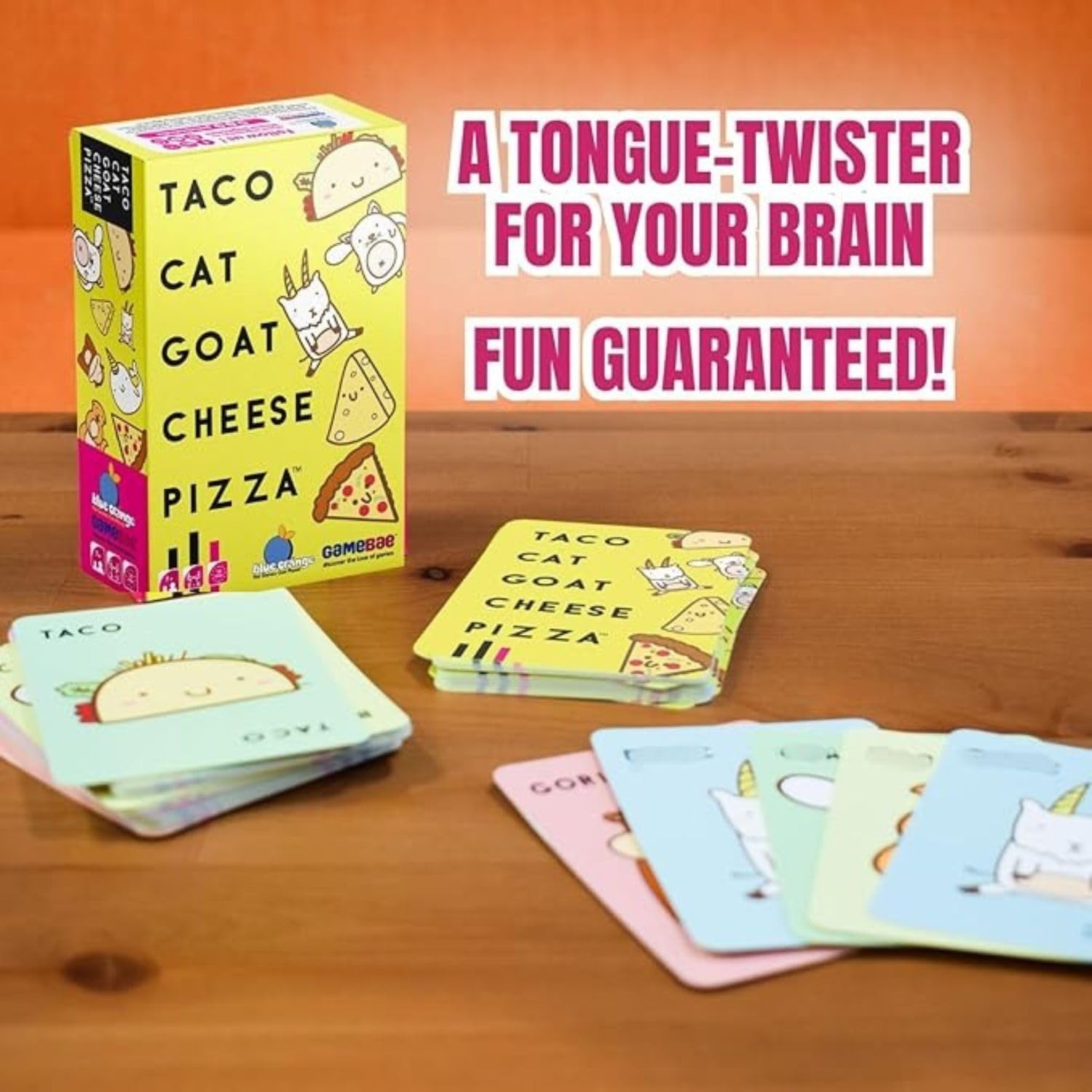 Blue Orange Taco Cat Goat Cheese Pizza Card Game 3