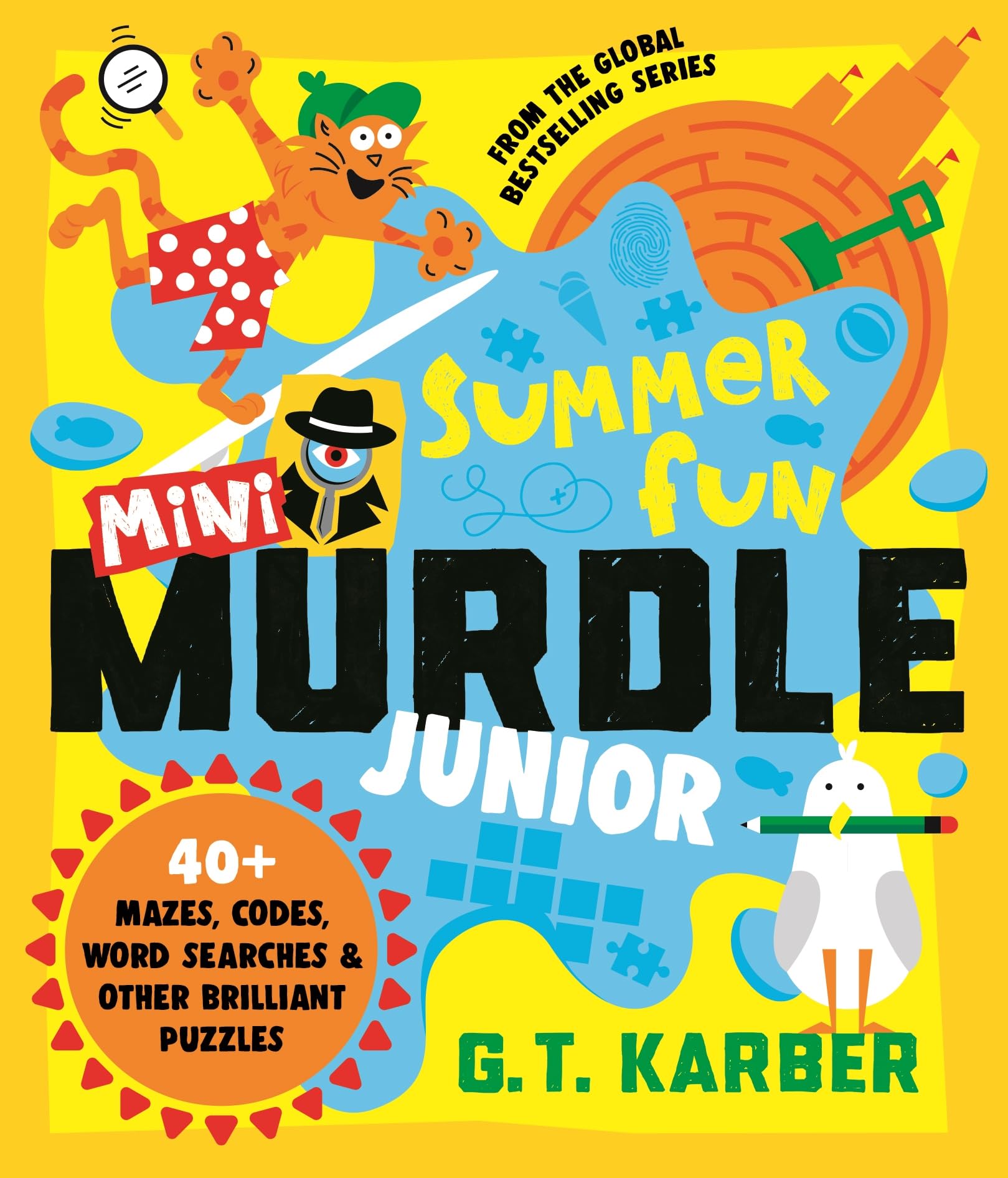 Souvenir Press Mini Murdle Junior: Summer Fun - 40+ Mazes, Codes, Wordsearches & Puzzles 1