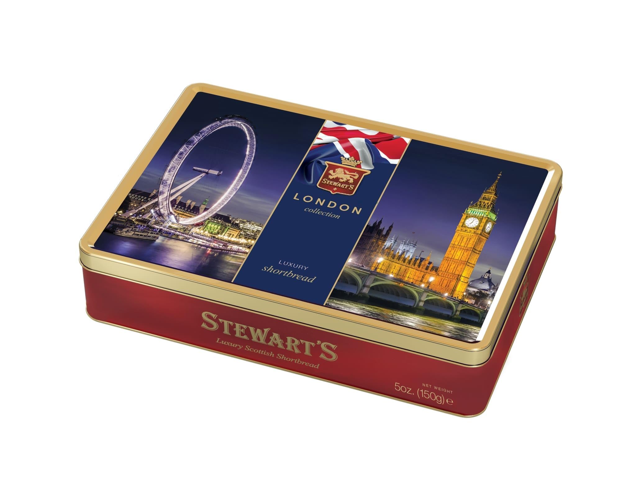 Stewart's London Shortbread Tin (150g) - Traditional Scottish Shortbread 6