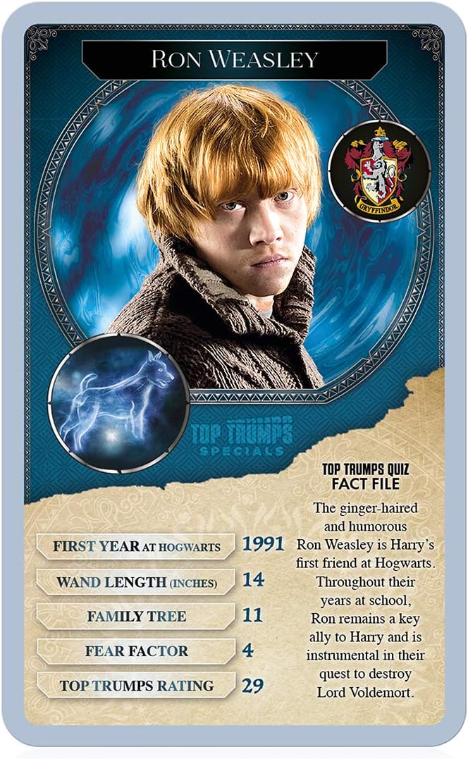 Top Trumps Harry Potter 30 Witches and Wizards Specials Card Game