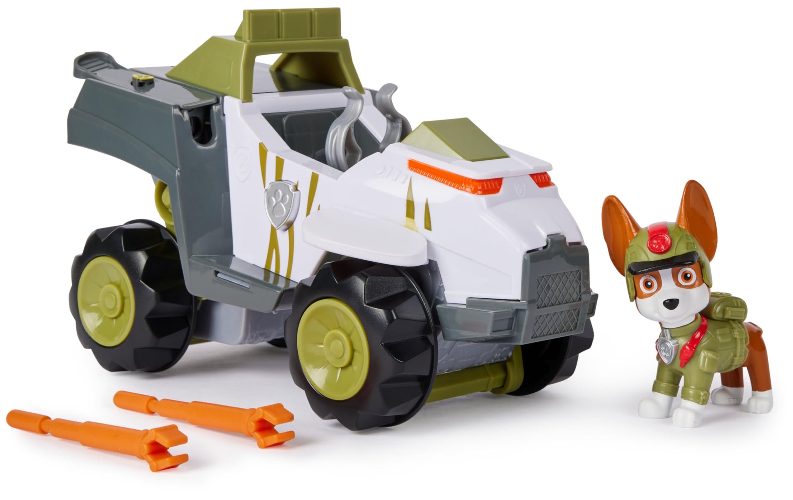 Paw Patrol Jungle Pups Tracker’s Monkey Vehicle with Action Figure - Transforming Rescue Toy for Kids 3+