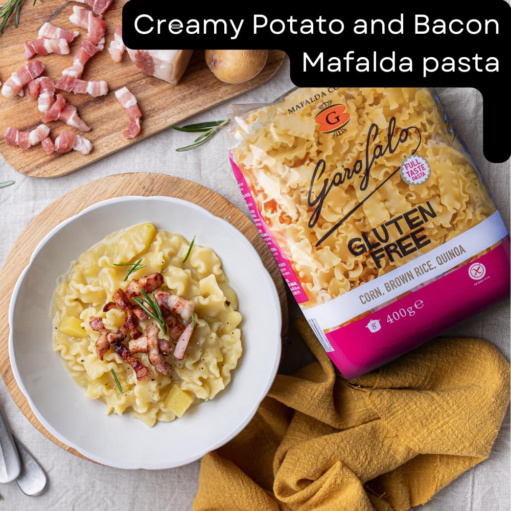 Garofalo Gluten Free Mafalda Corta Italian Dried Pasta, 400g 5