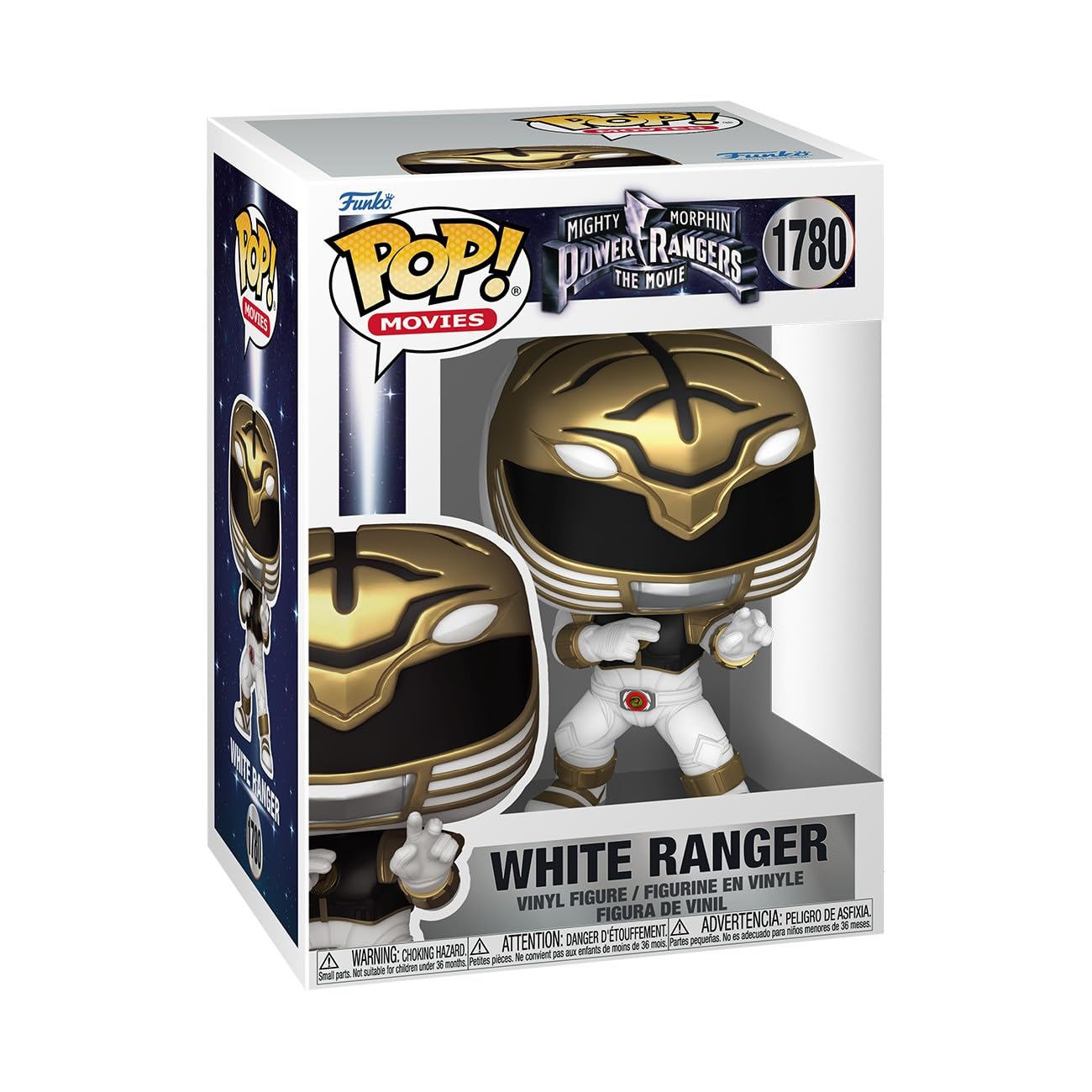 Funko Pop! Movies: Mighty Morphin Power Rangers Movie - White Ranger Vinyl Figure