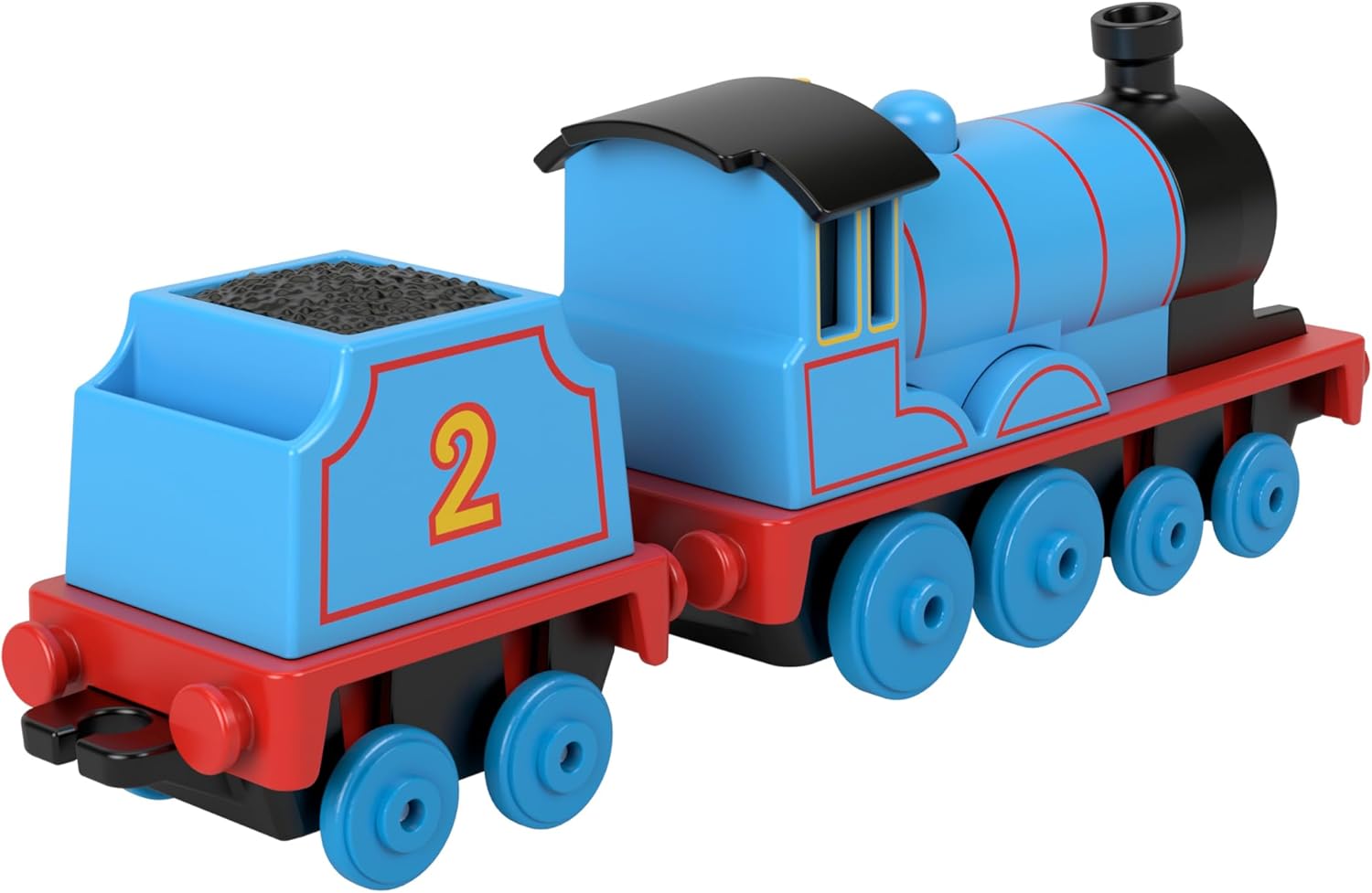 Fisher-Price Thomas & Friends Edward Push-Along Diecast Engine with Cargo - Preschool Train Toy for Ages 3+ 4