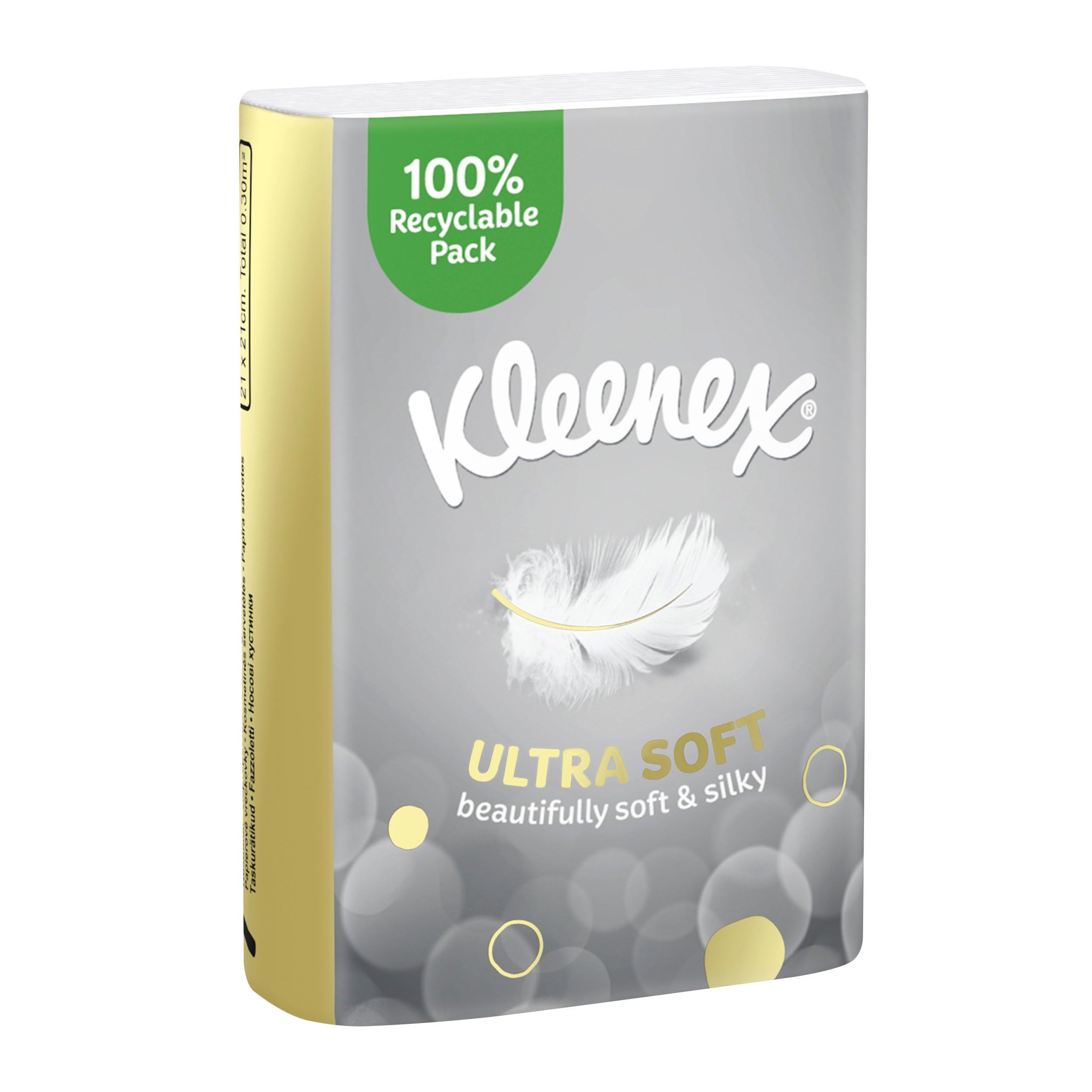 Kleenex Ultra Soft Pocket Tissues - 10 Packs of 7 Sheets | Gentle & Silky 4