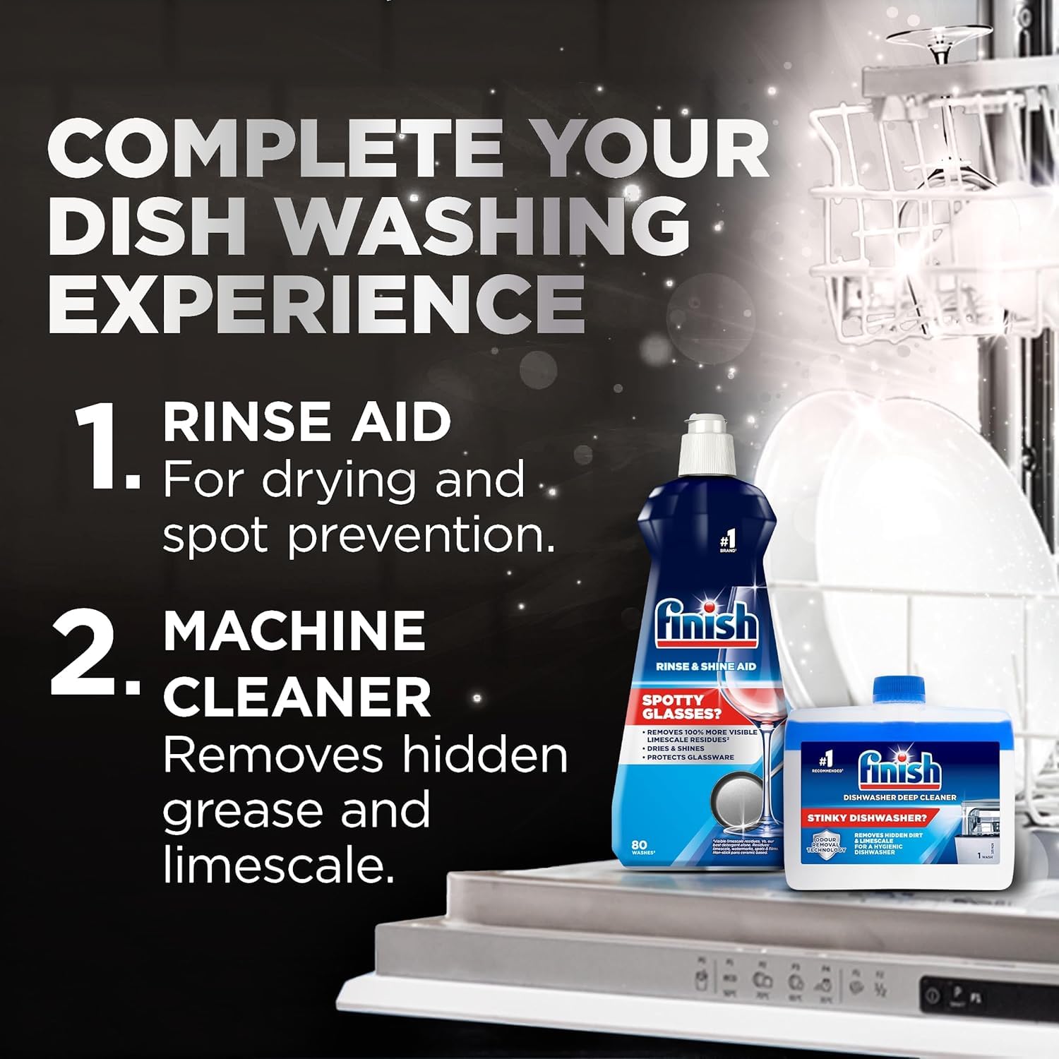 Finish Ultimate Dishwasher Tablet, Lemon Sparkle, 48 Tablets