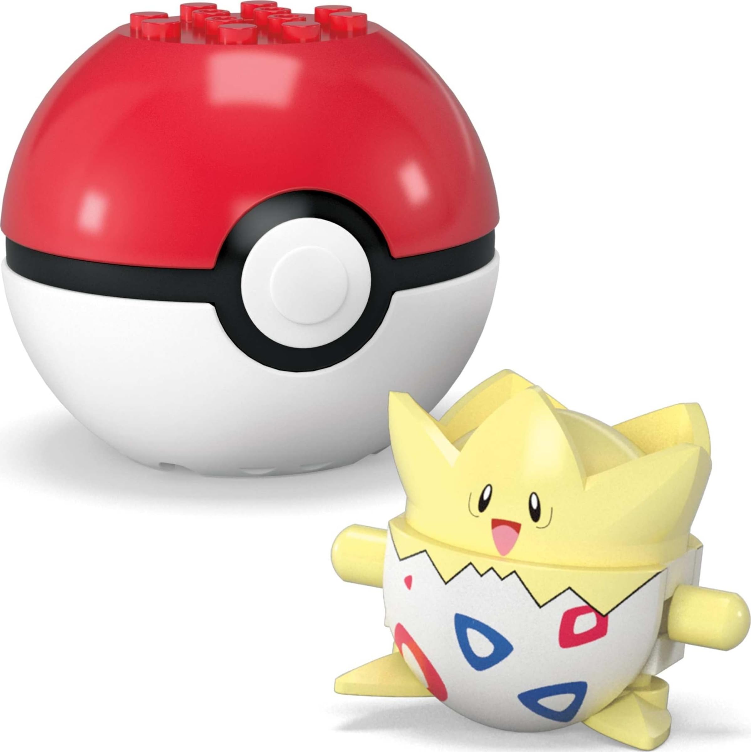 MEGA Pokémon Action Figure Building Set - Togepi and Piplup Poké Ball Playset for Ages 6+ 3