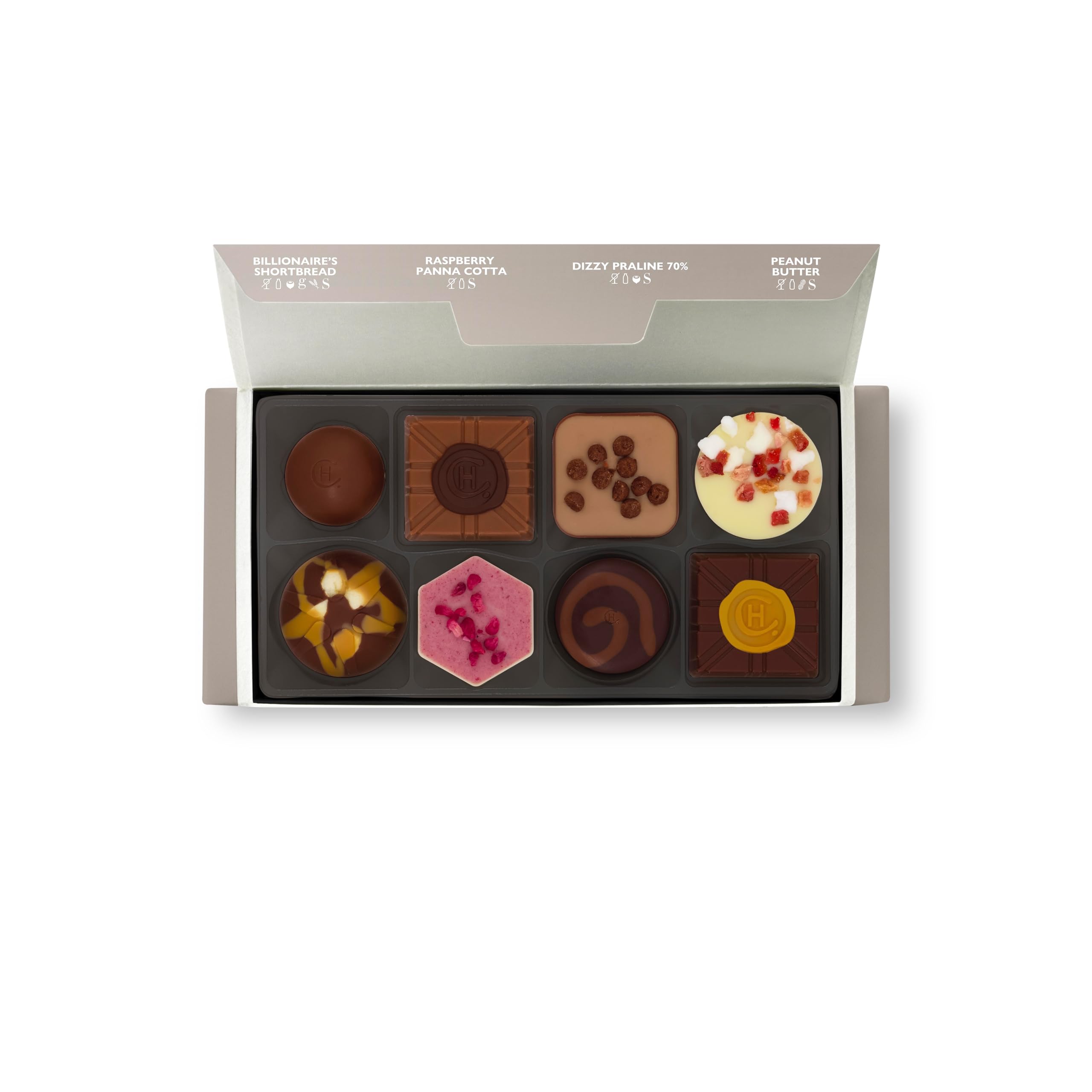 Hotel Chocolat Happy Birthday Pocket Selection - 8 Bestselling Alcohol-Free Chocolates 3