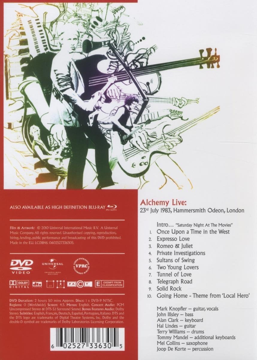 Dire Straits: Alchemy Live (2010) - DVD Special Edition (Region Free) (‎7442336)