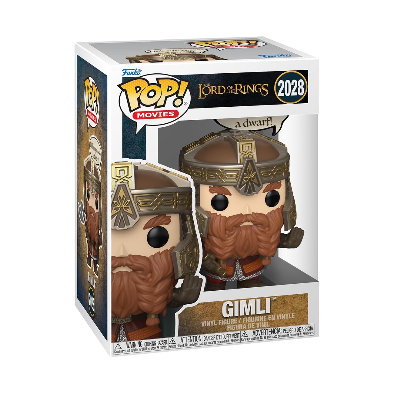 Funko POP! Sayings: Lord of the Rings - Gimli Collectable Vinyl Figure | 3.75 Inches