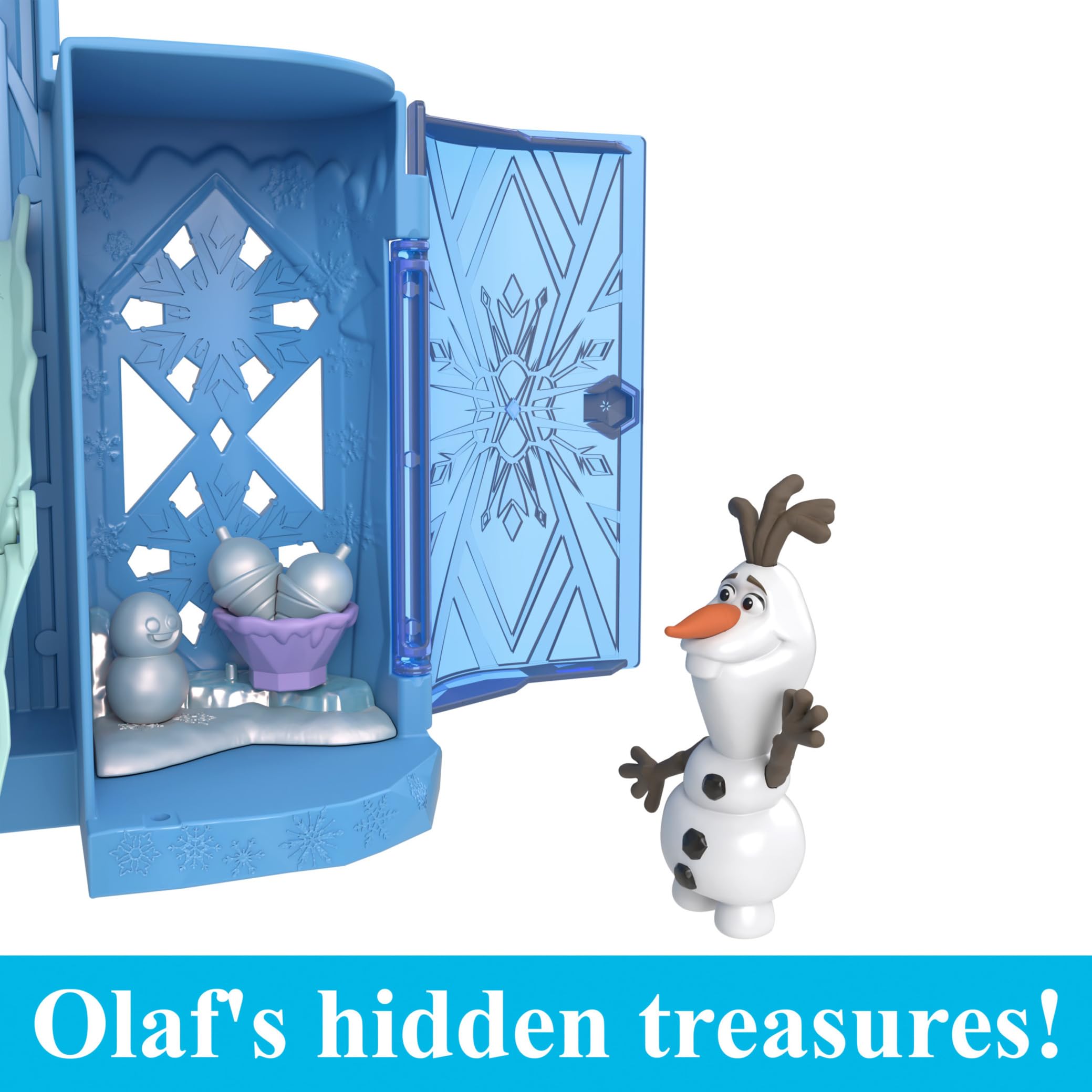 Mattel Disney Frozen Elsa Stackable Castle Doll House Playset - JDP63 Model