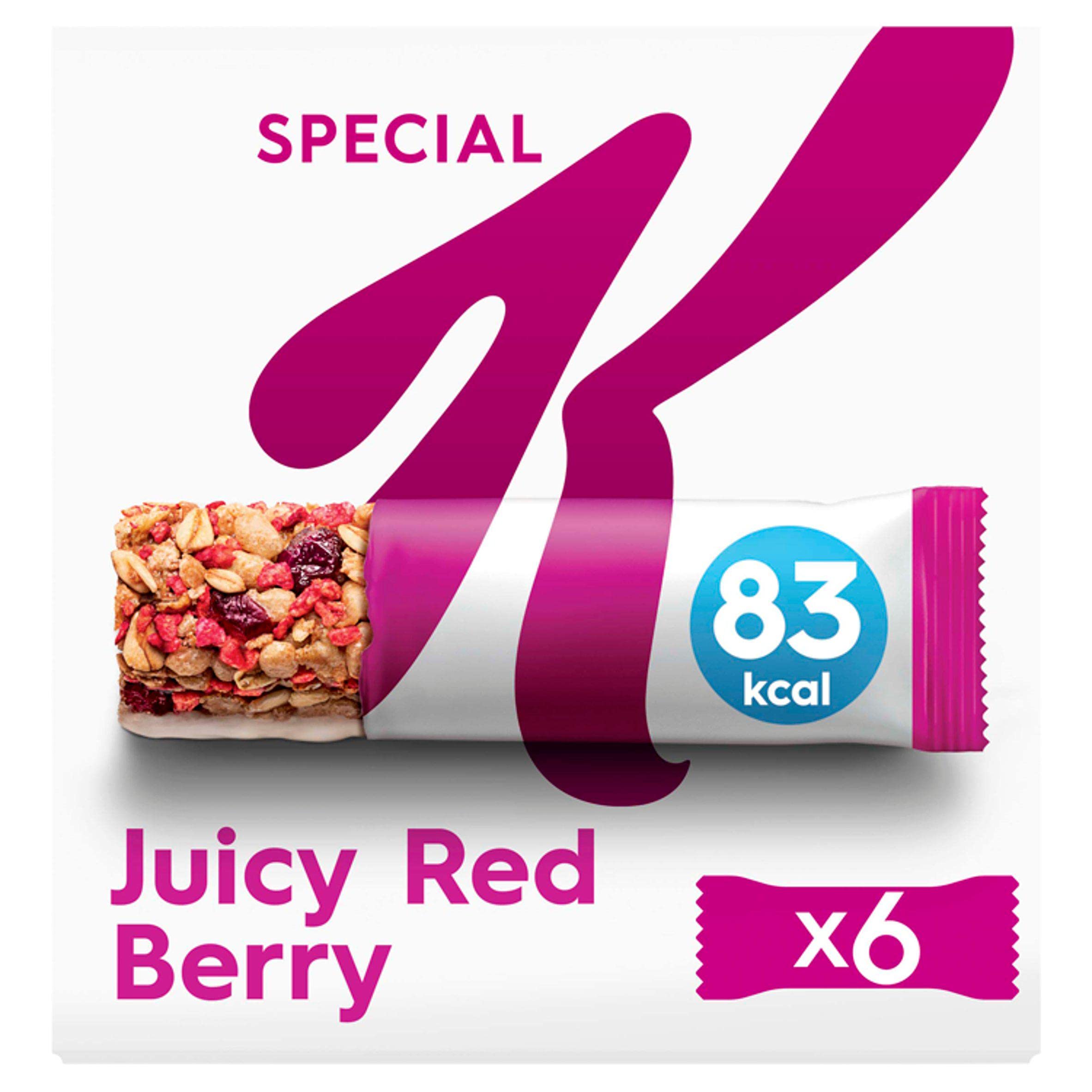 Kellogg's Special K Red Berry Cereal Bar - Wholegrain Oats, Cranberry & Apple | Fortified with Vitamins B3, B6, B9 2