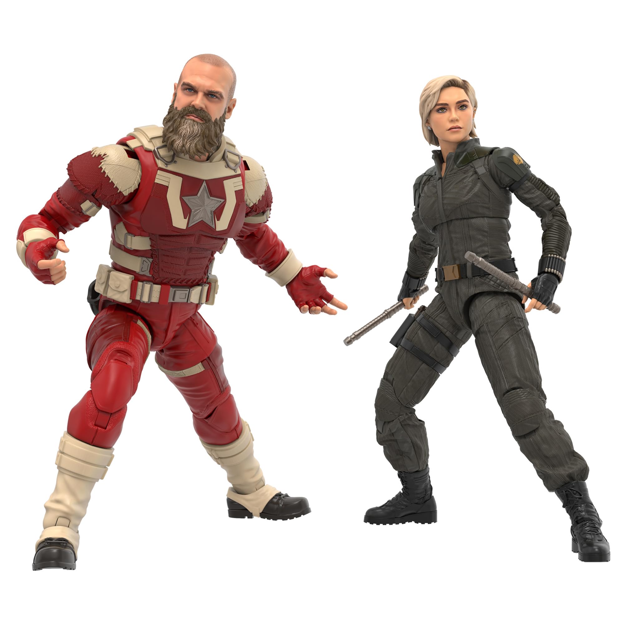 Marvel Legends Yelena Belova & Red Guardian 6-Inch Action Figures - Thunderbolts* Film-Inspired Set