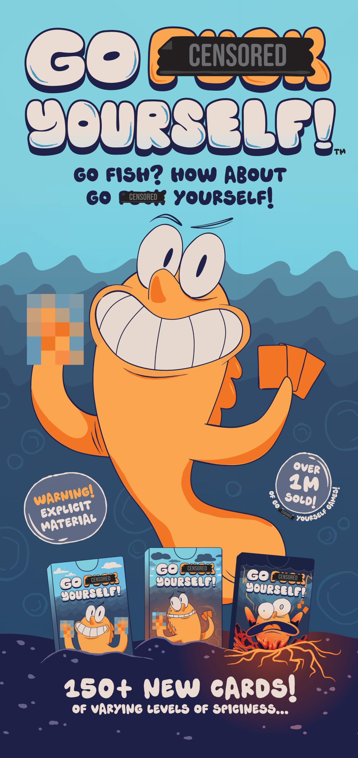 Go Fuck Yourself Adult Card Game - Rude Twist on Go Fish, Hilarious Party Game for Adults
