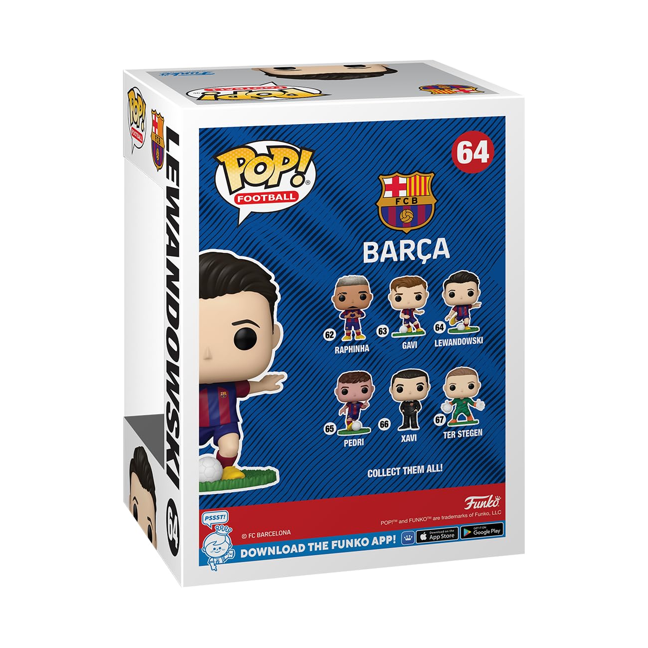 Funko Pop! Football: Robert Lewandowski - FC Barcelona Vinyl Figure (72236) 11