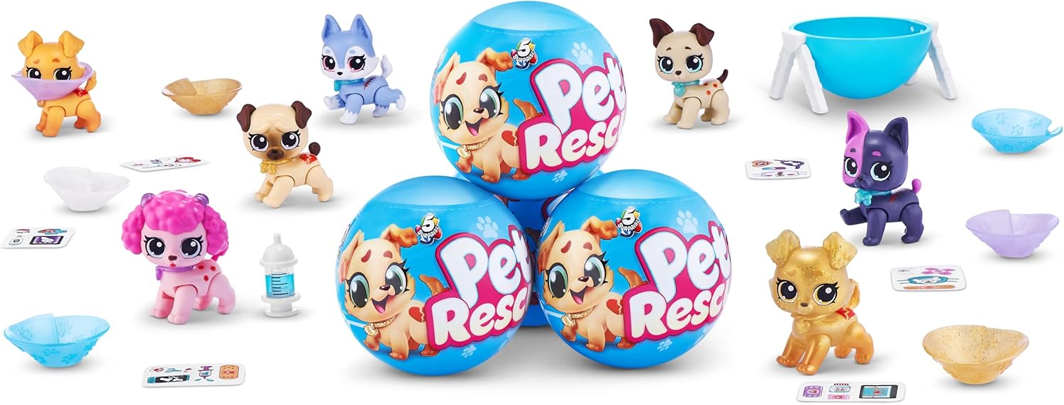 5 Surprise Pet Rescue Series 1 - Mystery Collectible Capsule (2 Pack) 3
