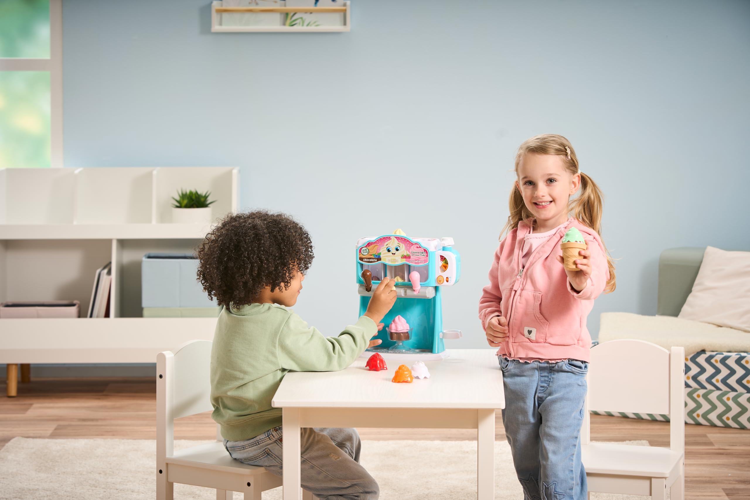 LeapFrog Count and Swirl Ice Cream Maker - Interactive Roleplay Toy for Ages 2-5 3