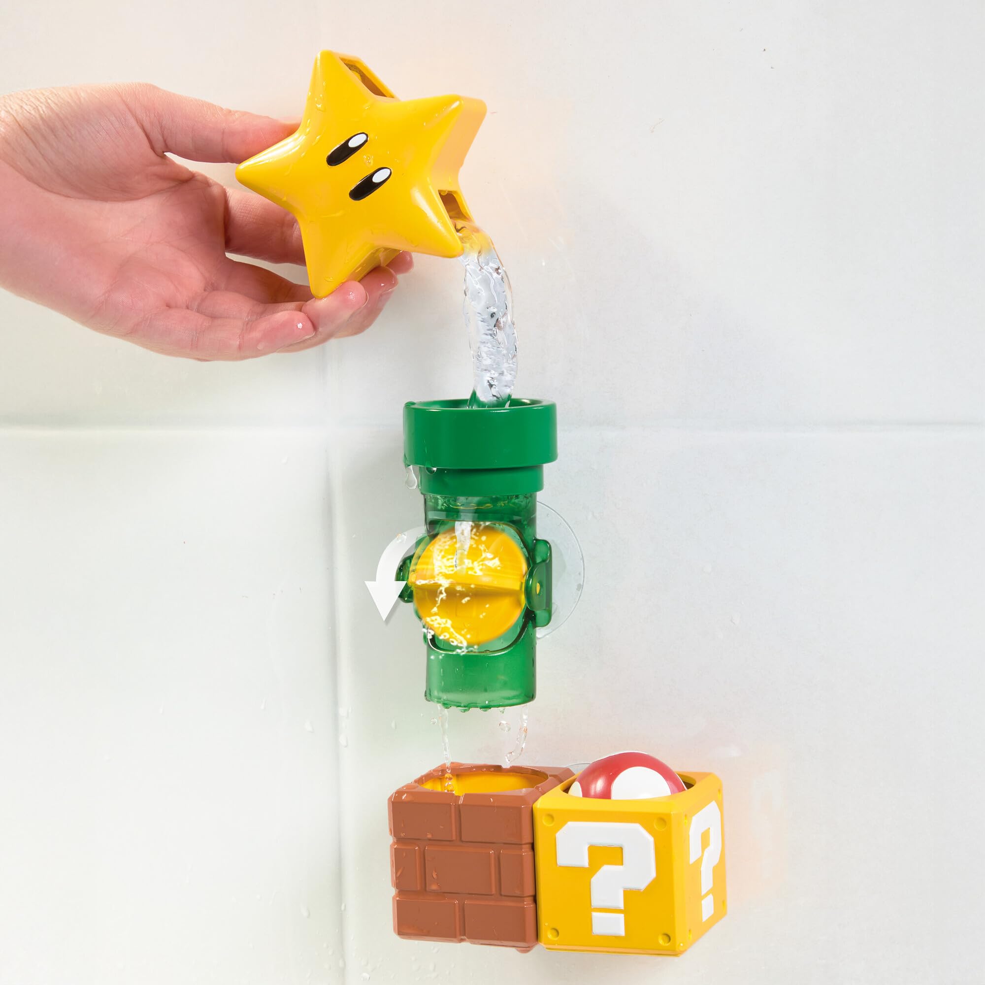 TOMY Super Mario Pipes Bath Toy | Plastic | Unisex Children