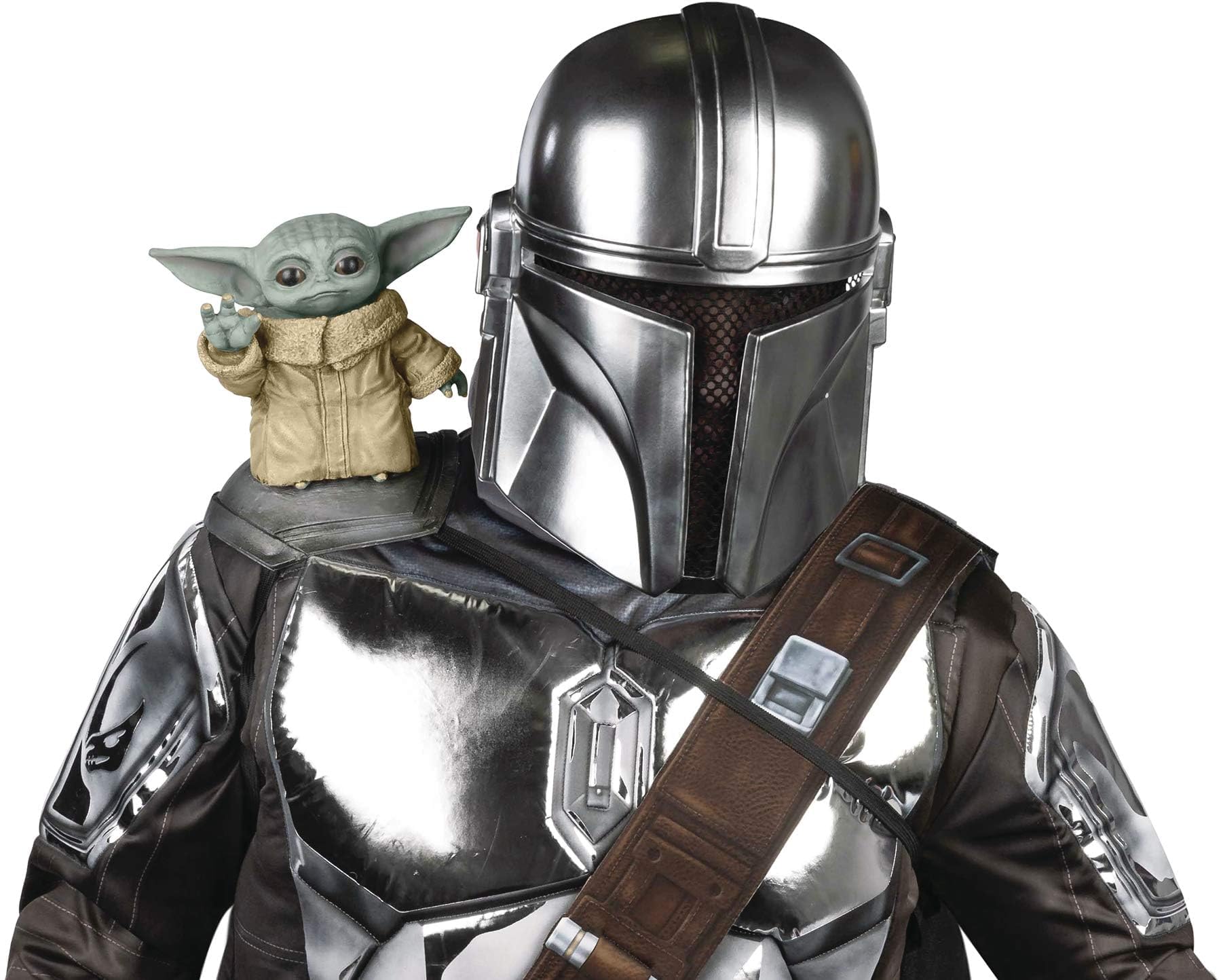 Rubies Star Wars The Mandalorian Child Shoulder Sitter Accessory | Polyvinyl Chloride | Unisex Adult