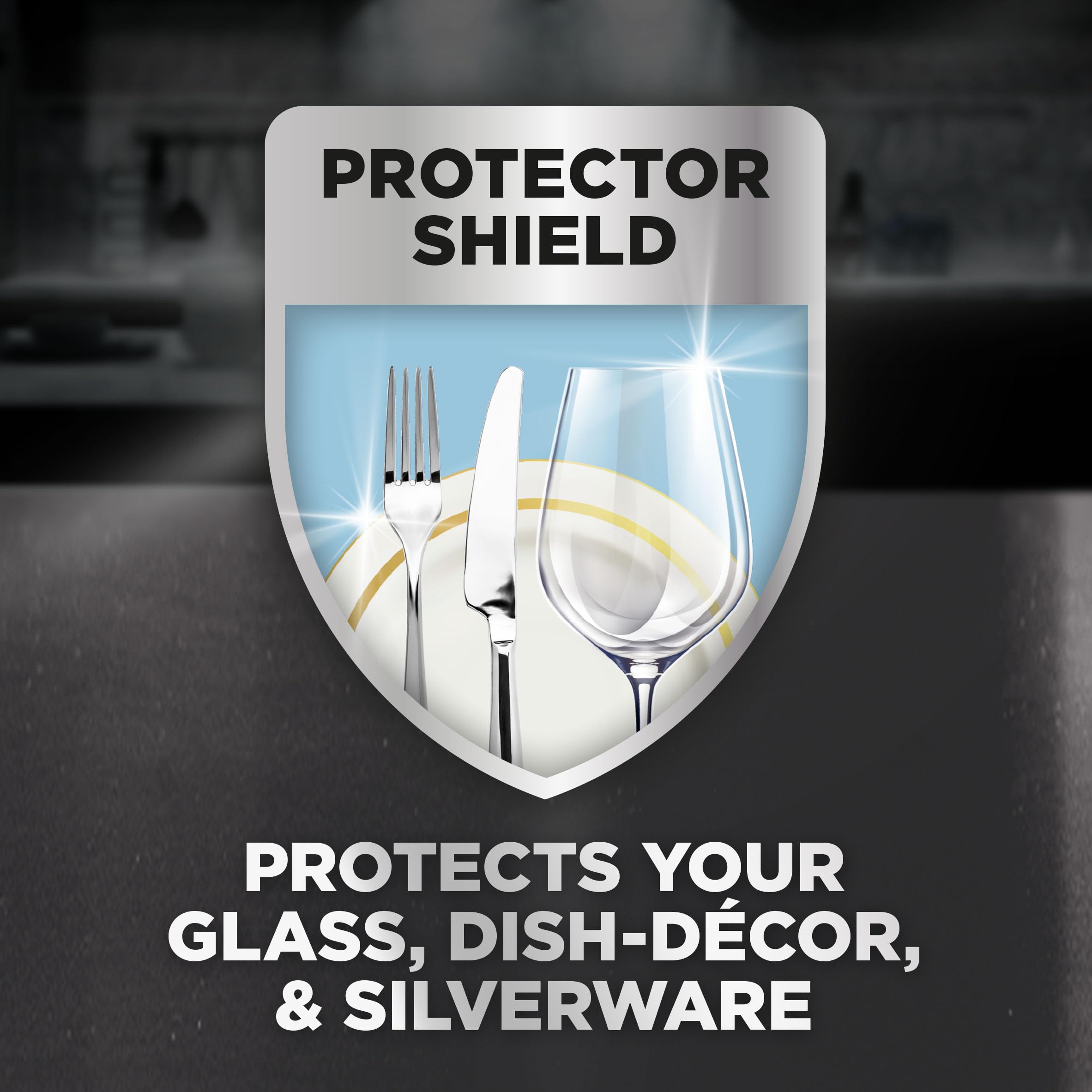 Finish Ultimate Dishwasher Tablets, 55 Count - Fresh Scent with Protector Shield Technology