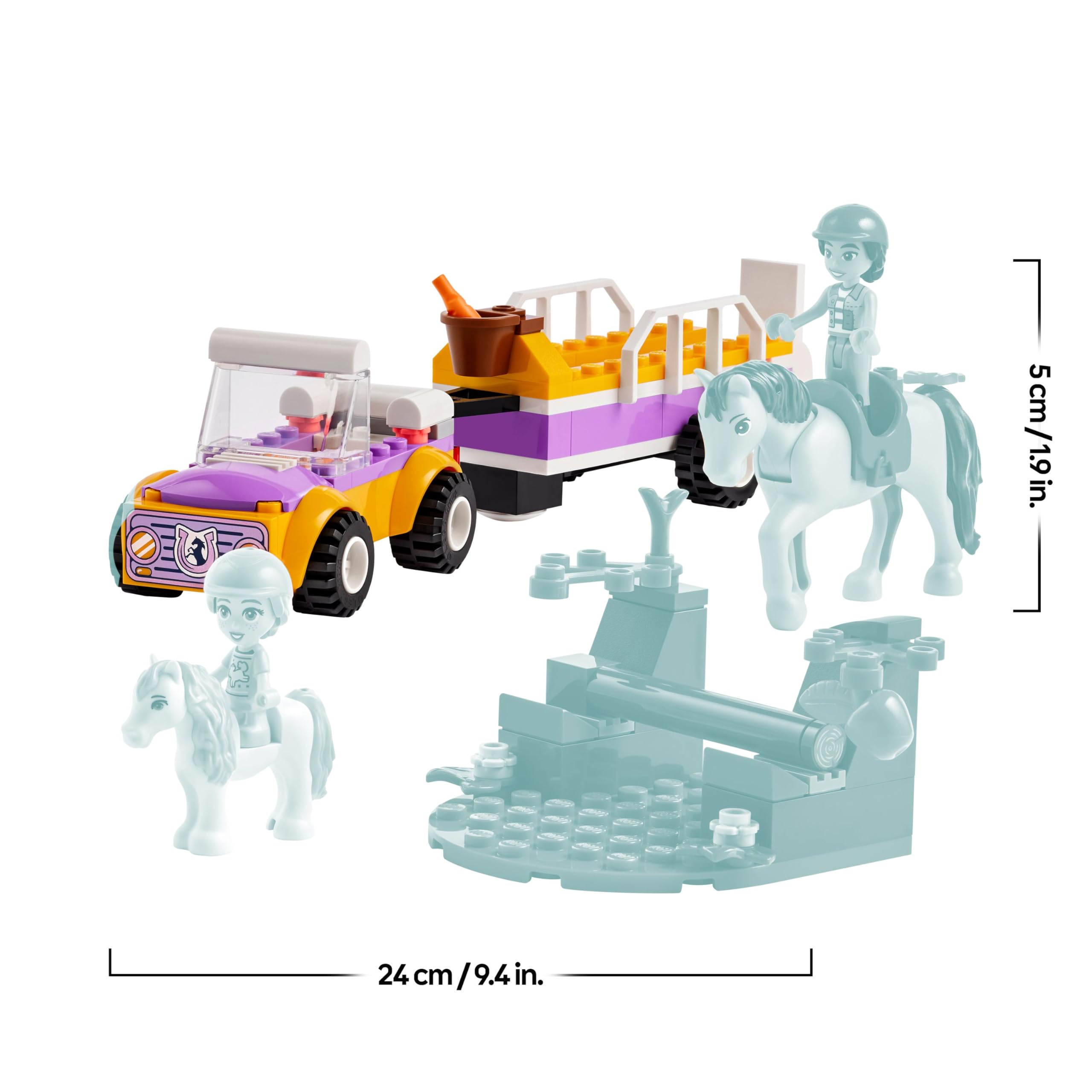 LEGO Friends Horse and Pony Trailer Set - Building Toy with Mini Dolls & Animals for Ages 4+ 10