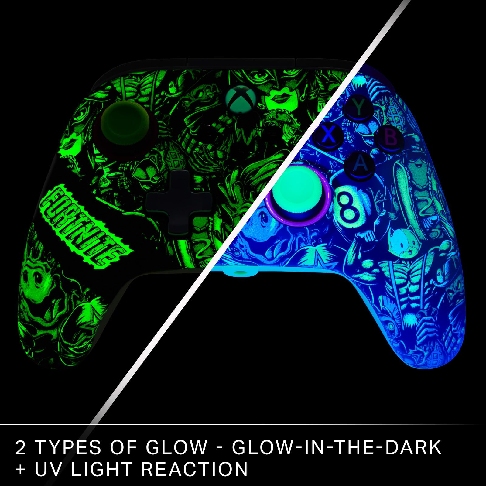 Fortnite Glow - PowerA Advantage Wired Controller for Xbox Series X|S 3
