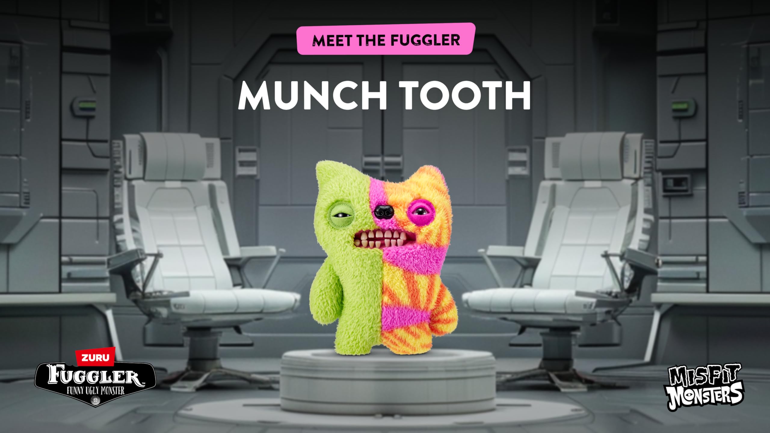 Fuggler Misfit Monsters 9-inch Plush Toy by ZURU - Funny Ugly Monster Collectible for Kids & Adults 13