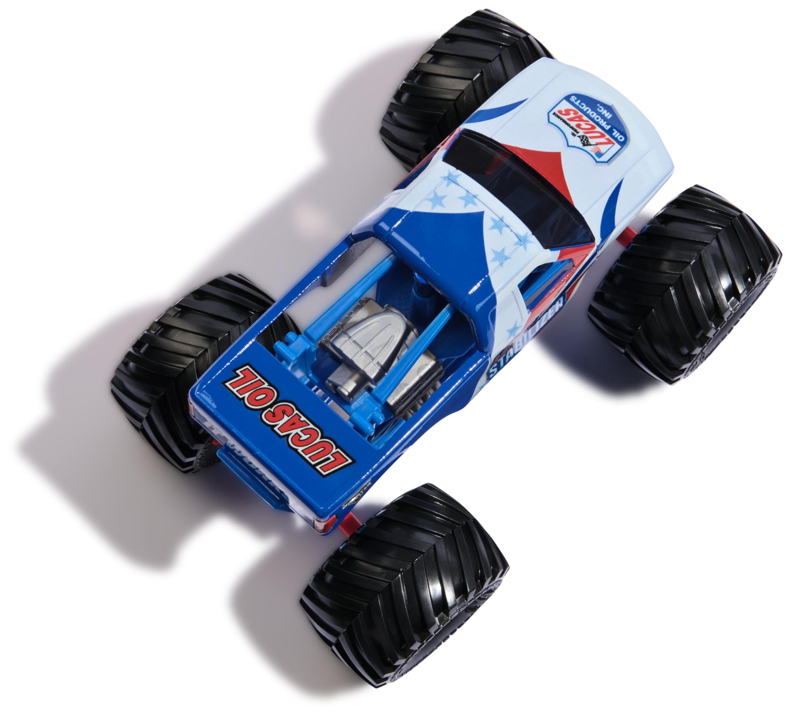 Monster Jam Lucas Stabilizer Monster Truck - 1:24 Scale Die-Cast Vehicle for Kids