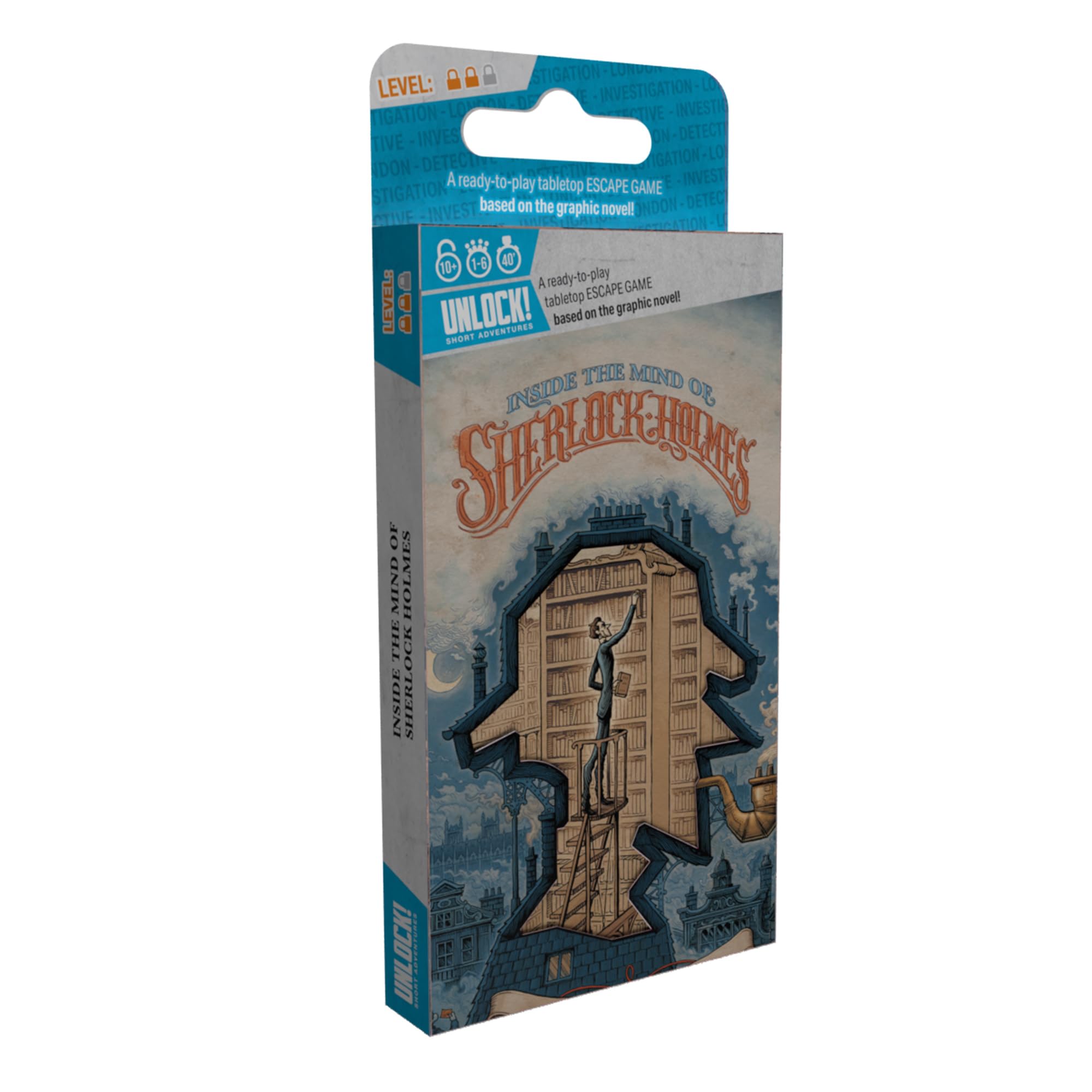 Asmodee Unlock: Short Adventures 10 - In the Head of Sherlock Holmes, Escape Room Card Game