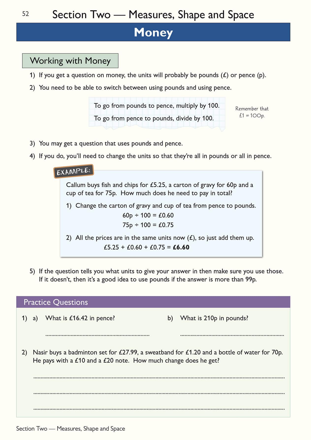 CGP Functional Skills Maths Level 2 - Study & Test Practice for 2021 & Beyond