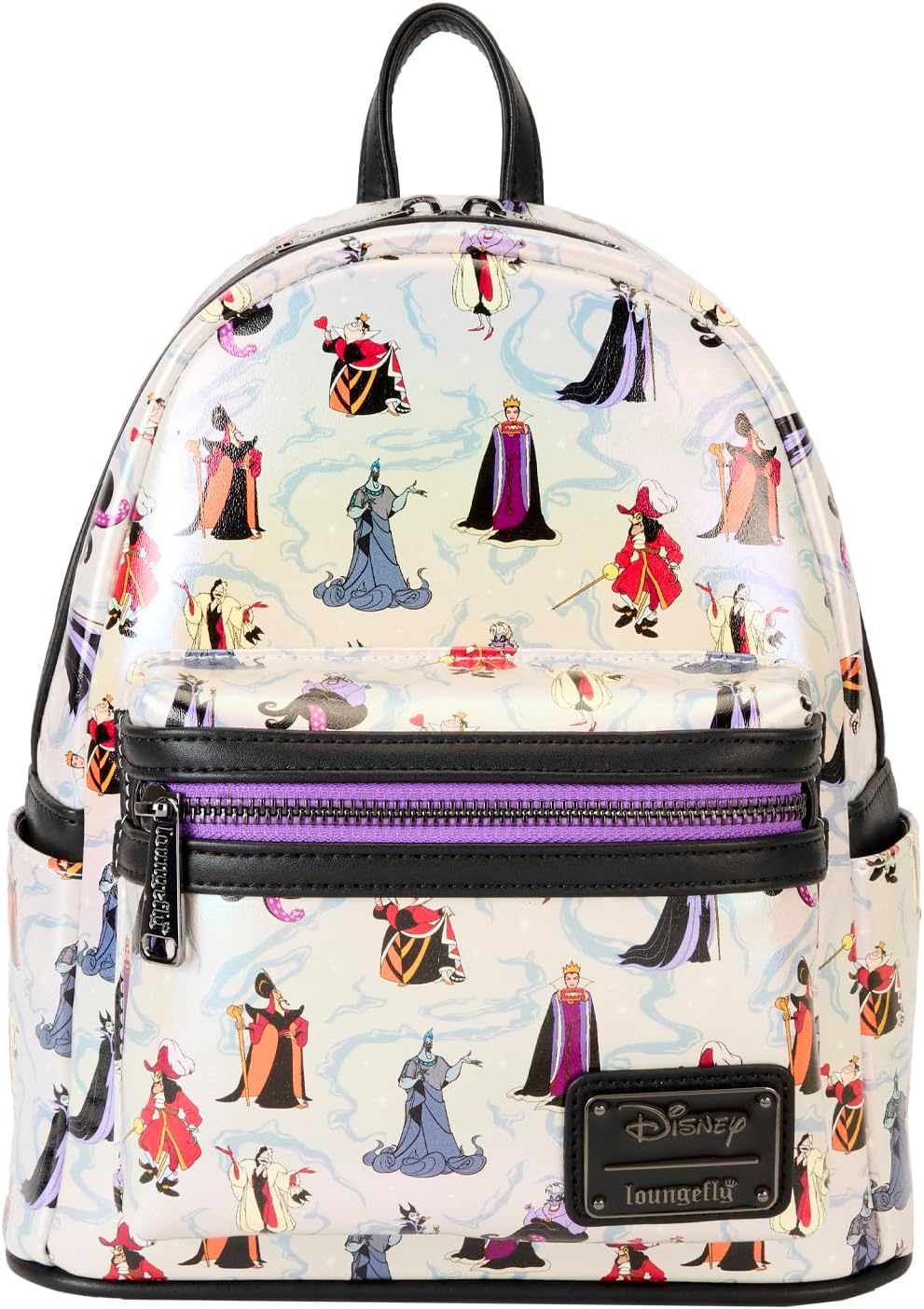 Loungefly Disney Villains Iridescent Mini Backpack - Villains Collection