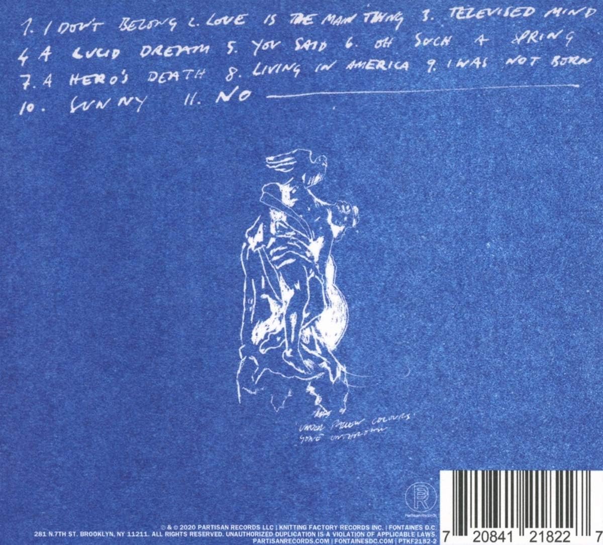 Fontaines D.C. - A Hero's Death Audio CD 3