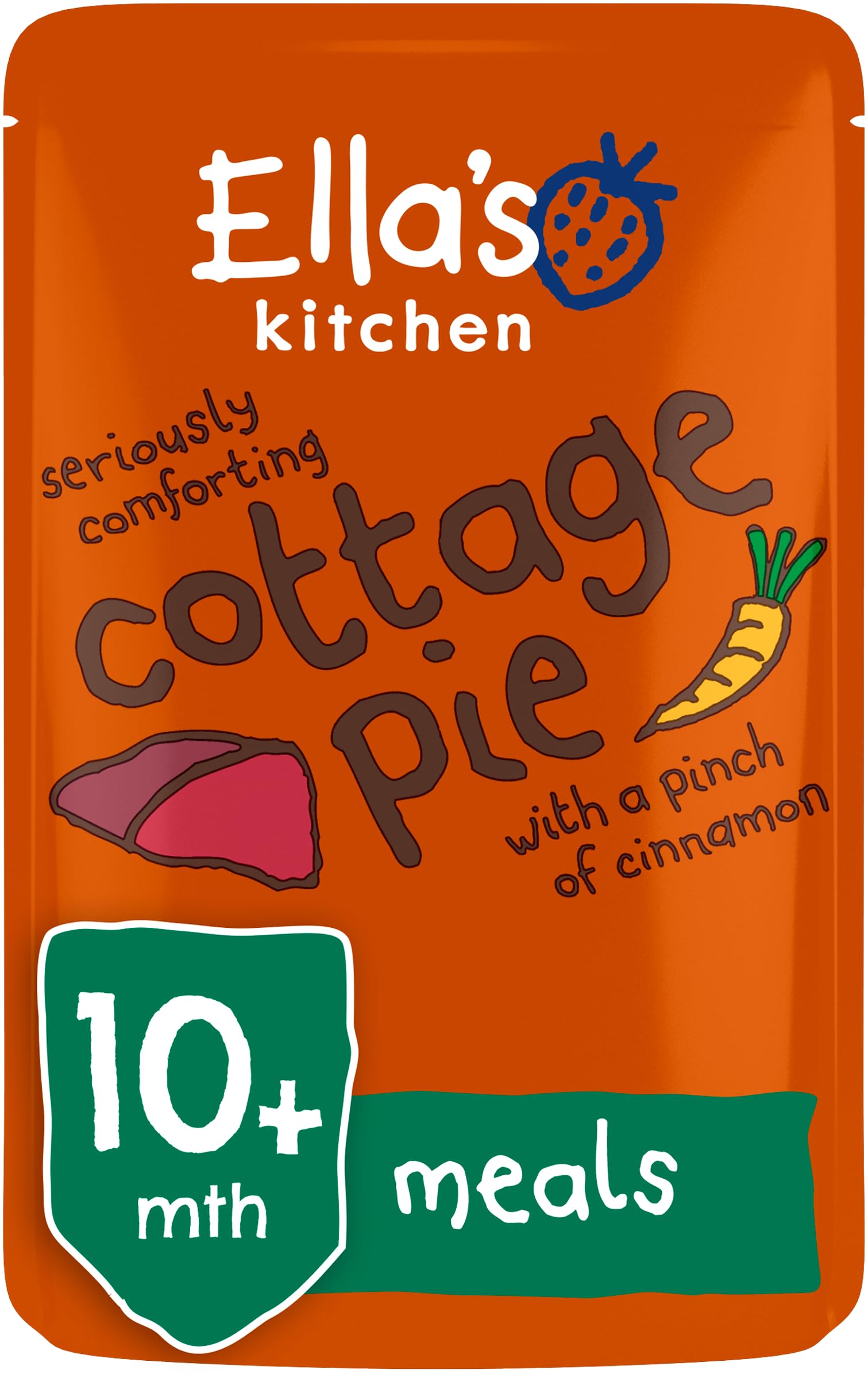 Ella's Kitchen Organic Cottage Pie Baby Pouch - 190g, 10+ Months