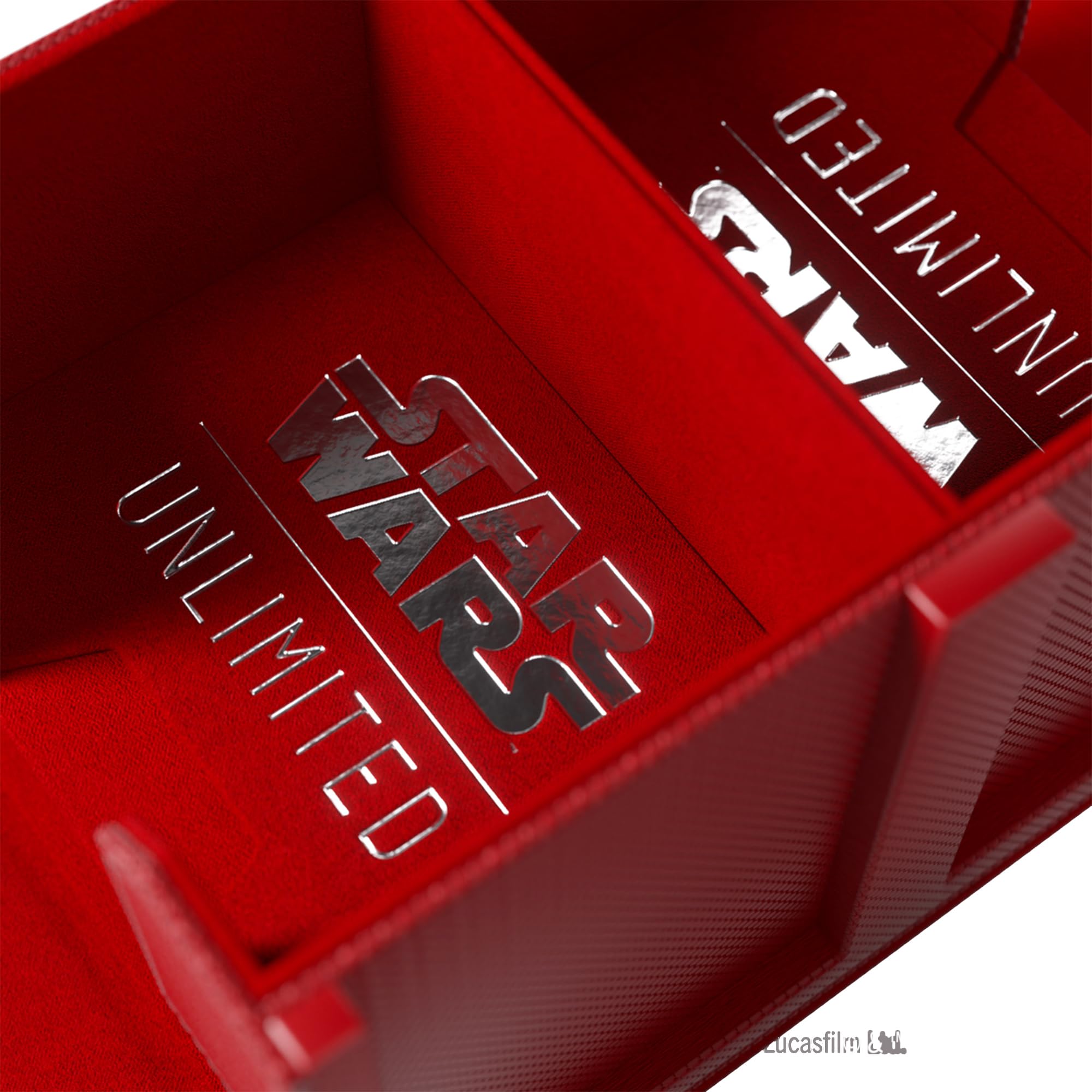 Gamegenic Star Wars Unlimited Double Deck Pod - Red | Holds 2 Double-Sleeved Decks | Includes 2 Detachable Slide Cases 6