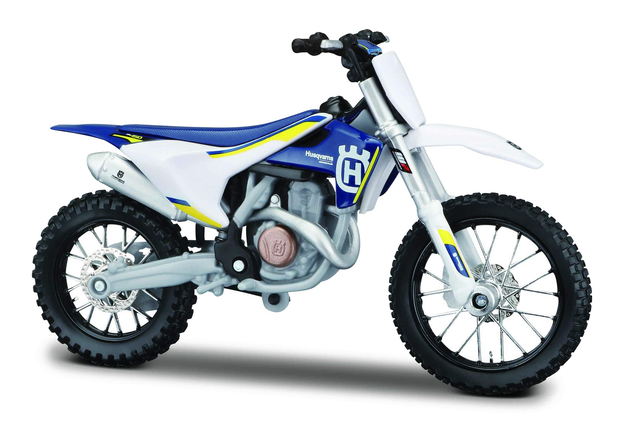 Maisto Husqvarna FC 450 Motorbike - 1:18 Scale Diecast Model - Blue