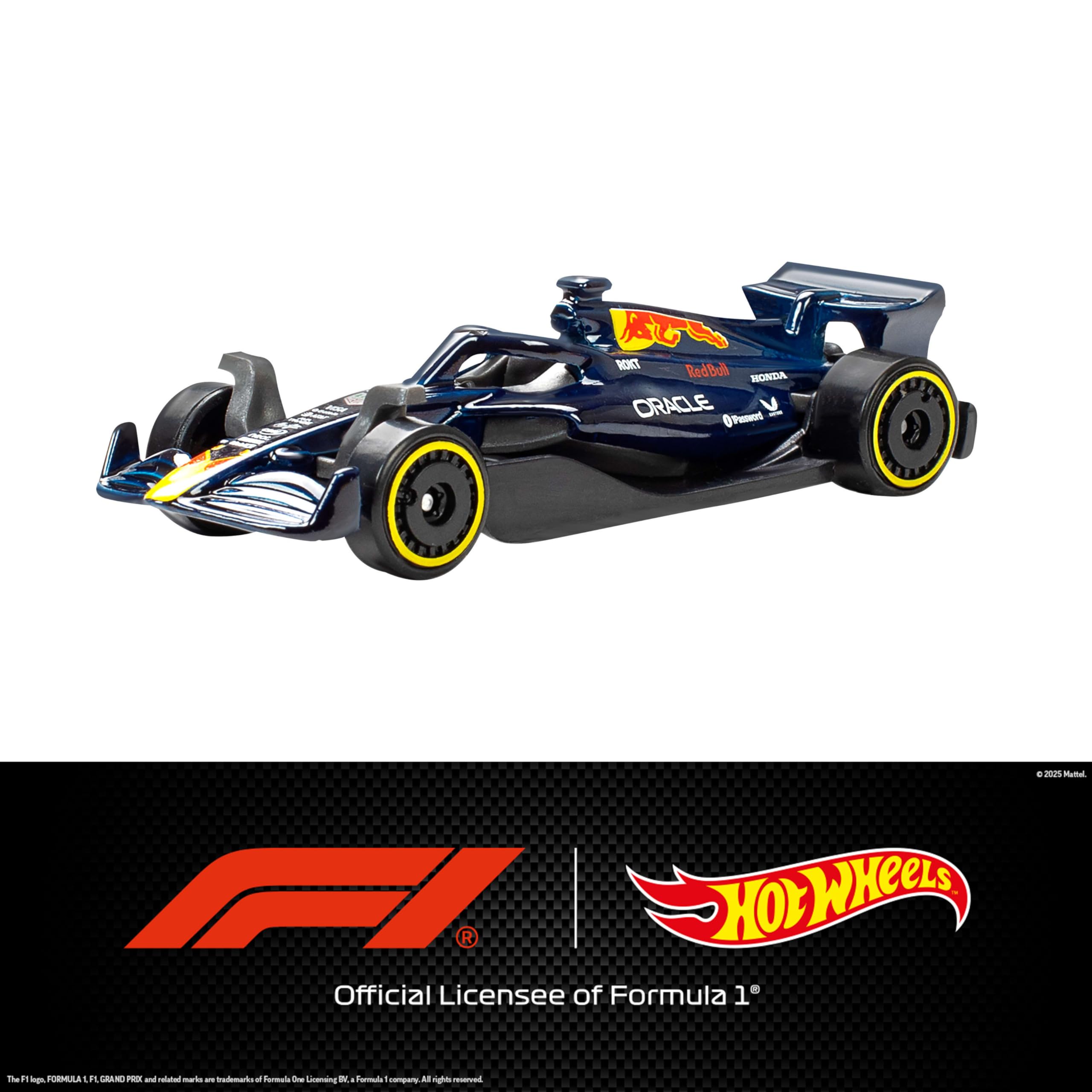 Hot Wheels Formula 1 1:64 Scale Die-Cast 5-Pack, Set of 5 Officially Licens