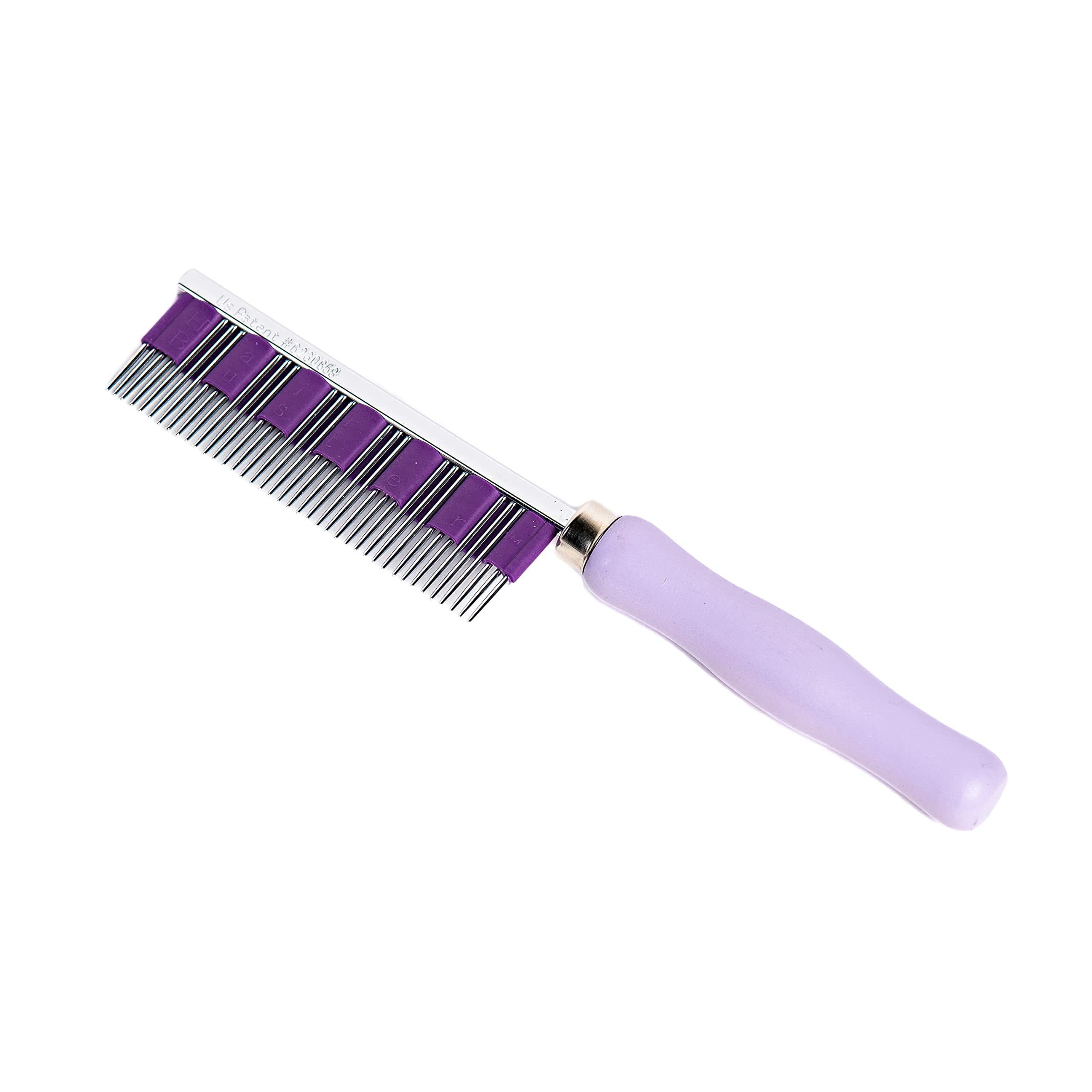 SMALL PET SELECT Hair Buster Comb - Removes Loose Hair | Ideal for Small Pets | Purple/Pink