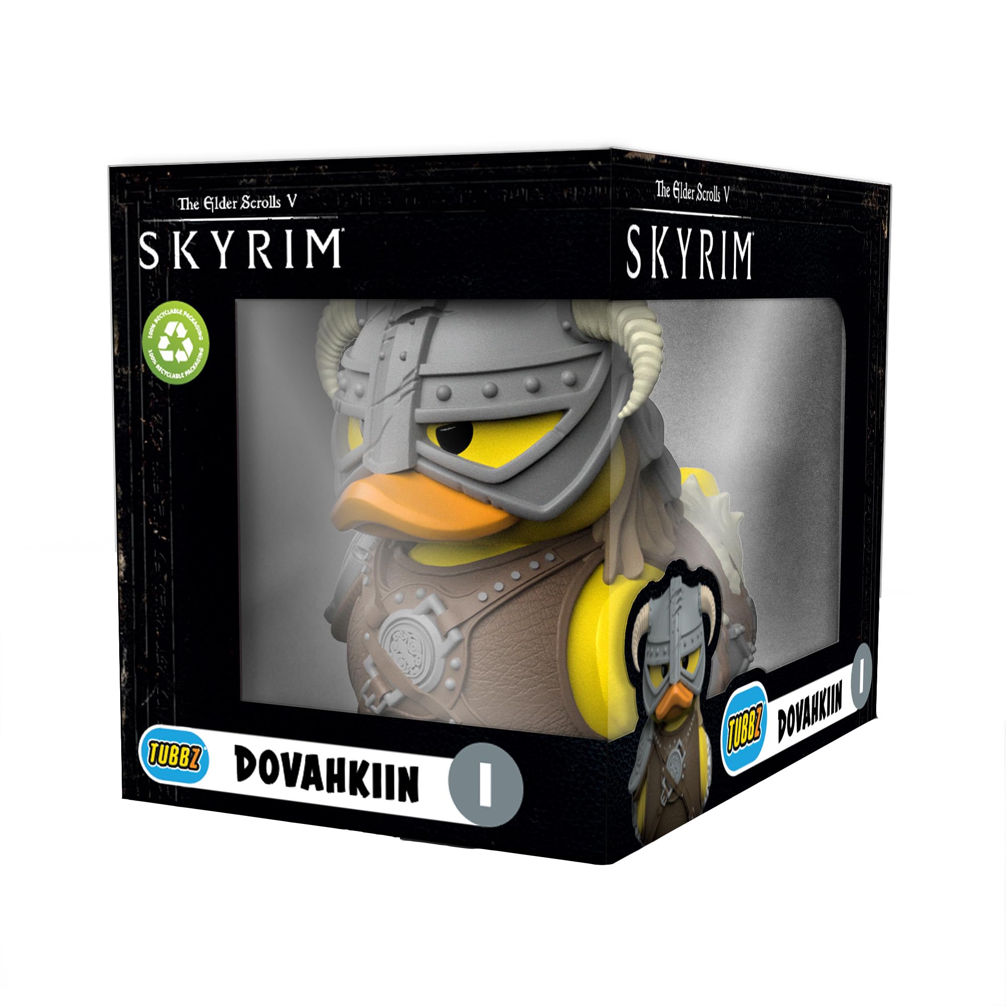 TUBBZ Dovahkiin Boxed Edition Collectible Vinyl Rubber Duck Figure