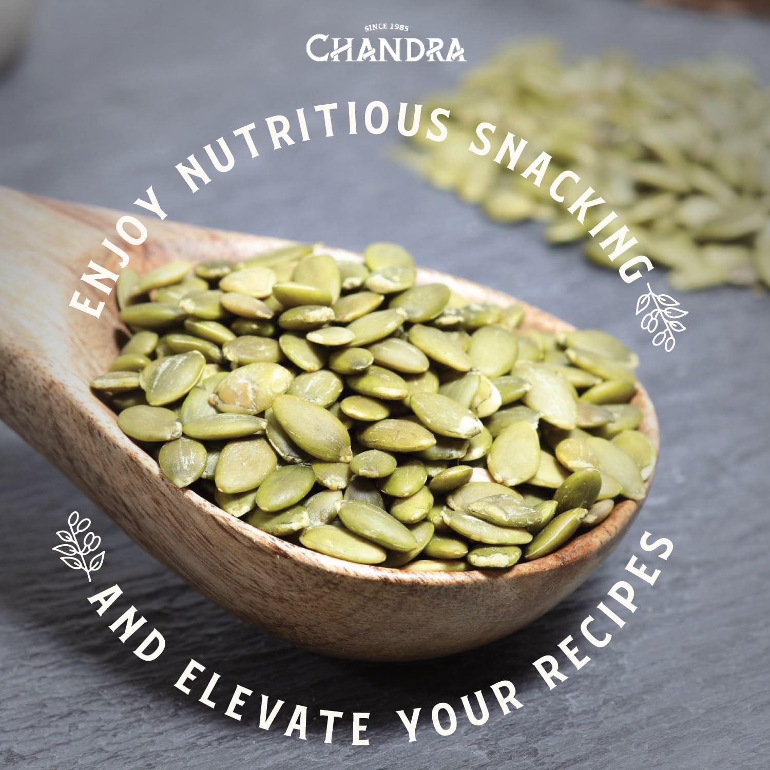 CHANDRA Raw Pumpkin Seeds - 1kg Pack | High Fibre, Keto & Vegan Friendly 5