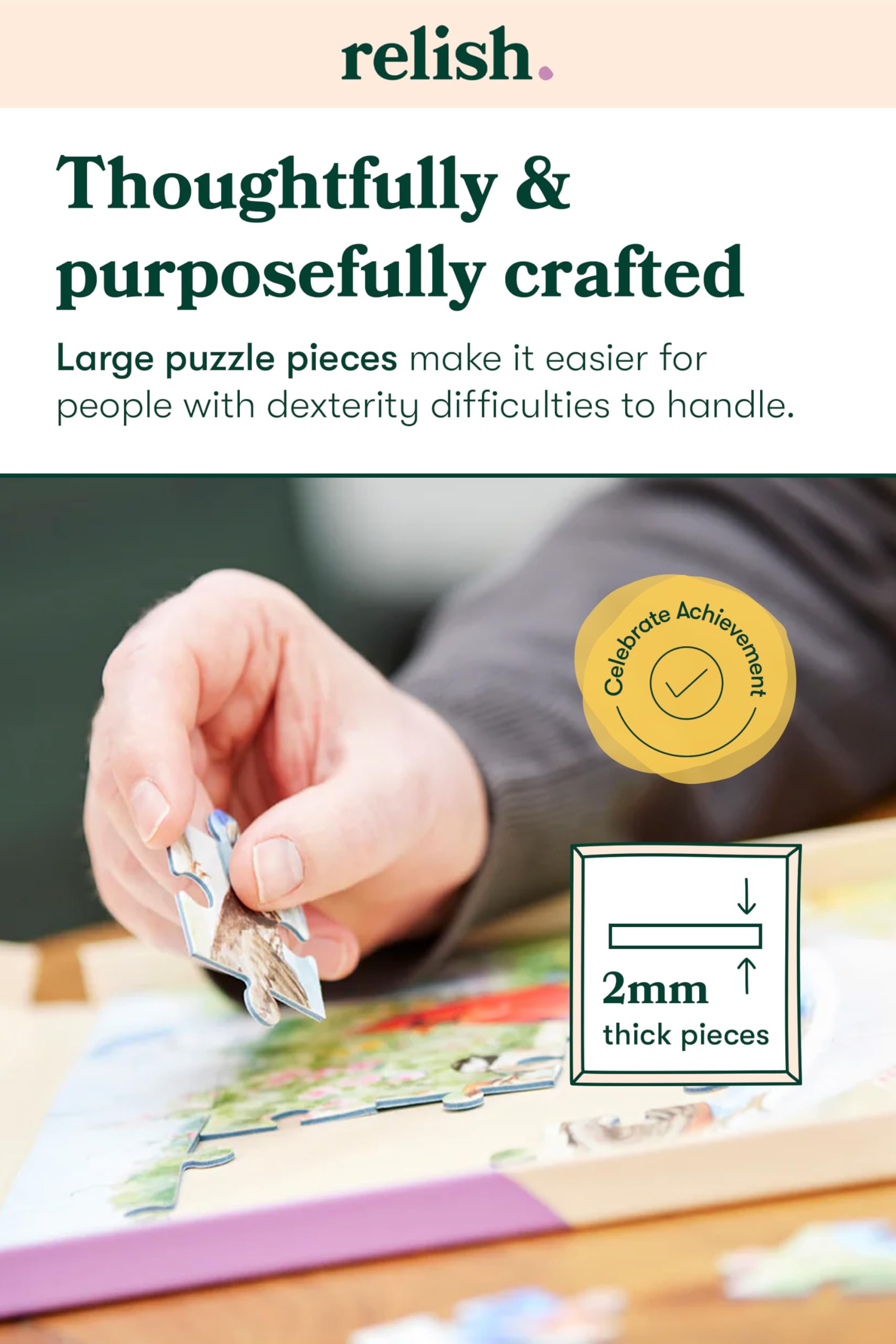 Relish Seaside Nostalgia 35-Piece Jigsaw Puzzle for Adults - Dementia Friendly