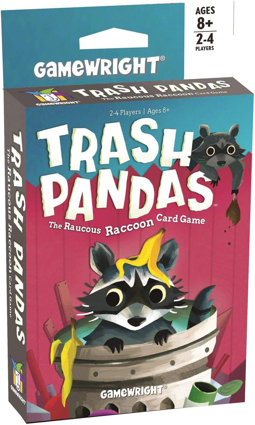Gamewright Trash Pandas Miniature Game | Ages 8+ | 2-4 Players | 20 Minute Play Time