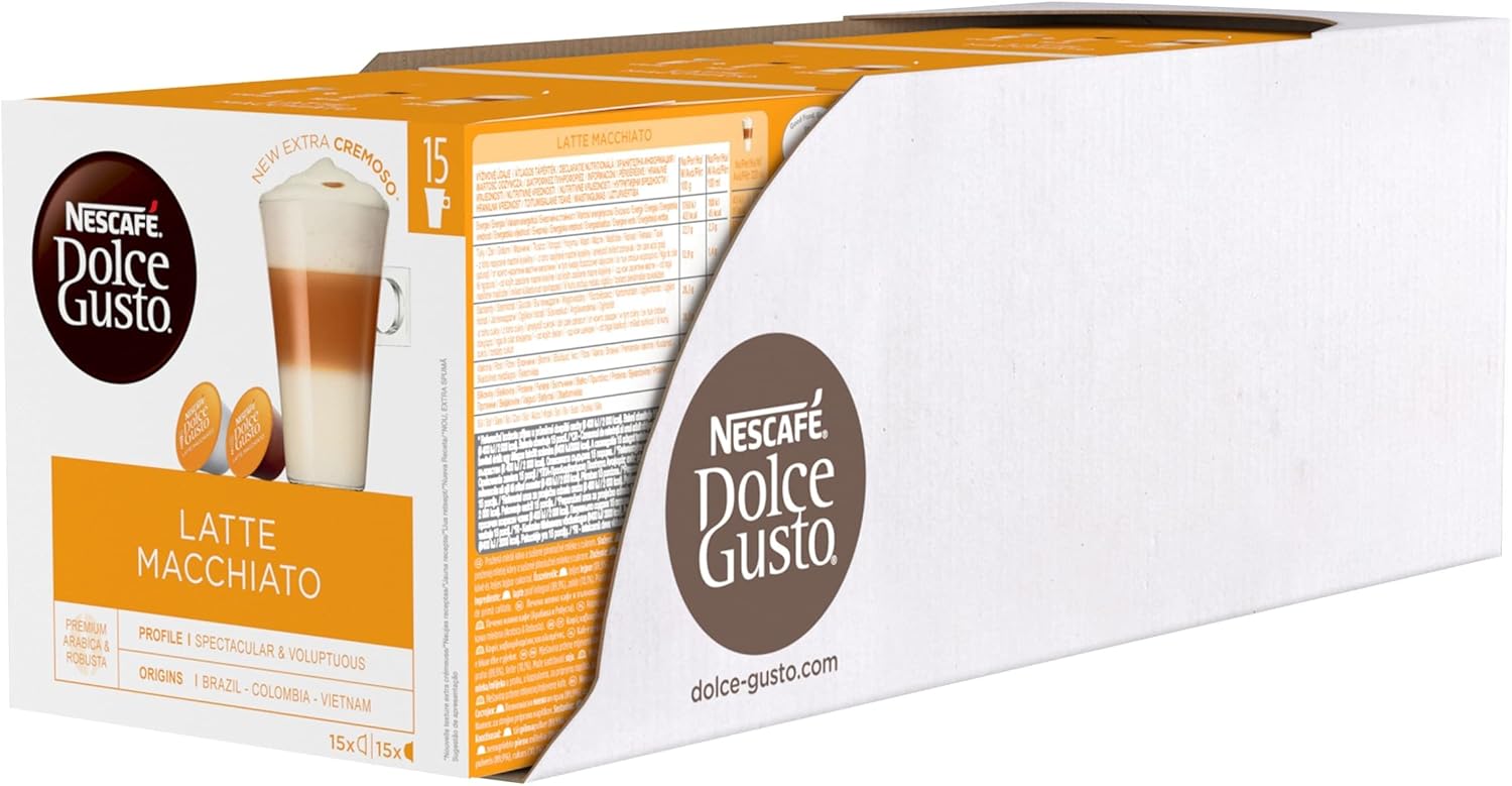 NESCAFÉ Dolce Gusto Latte Macchiato Coffee Pods (Pack of 3, 90 Capsules) 6