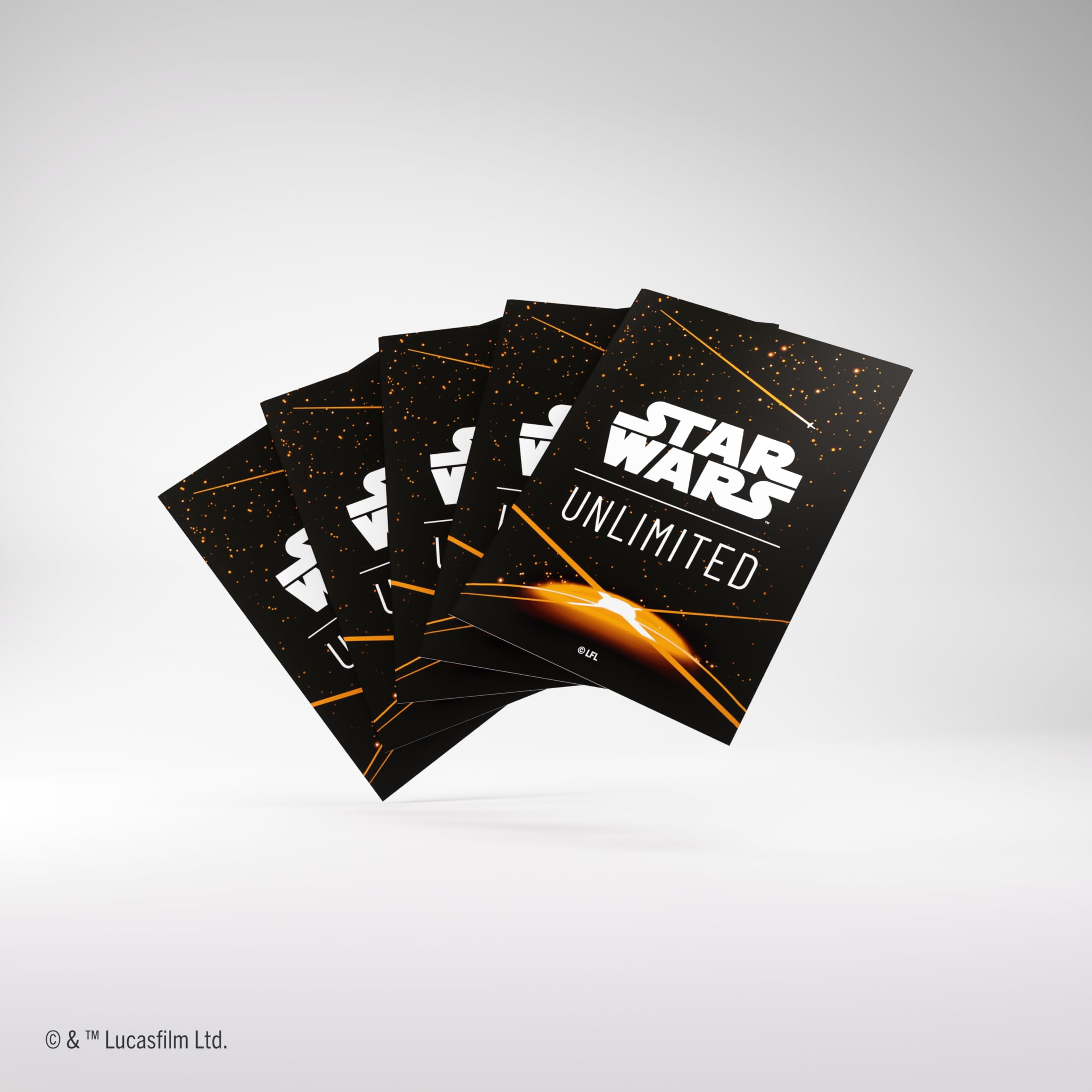 Gamegenic Star Wars: Unlimited Card Game Art Sleeves - Orange 3